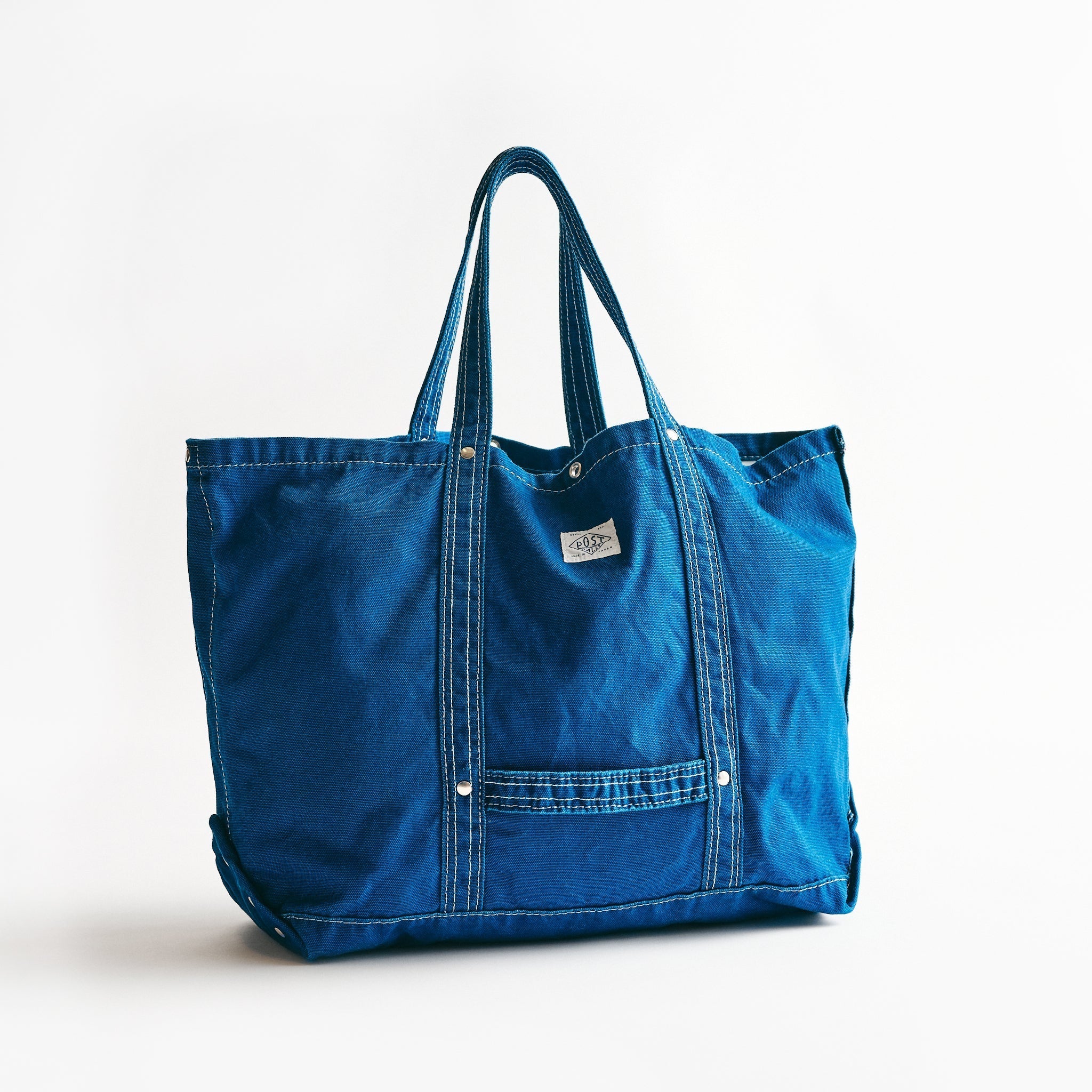 #4203-CDI Bell Tote (M) : cotton duck indigo