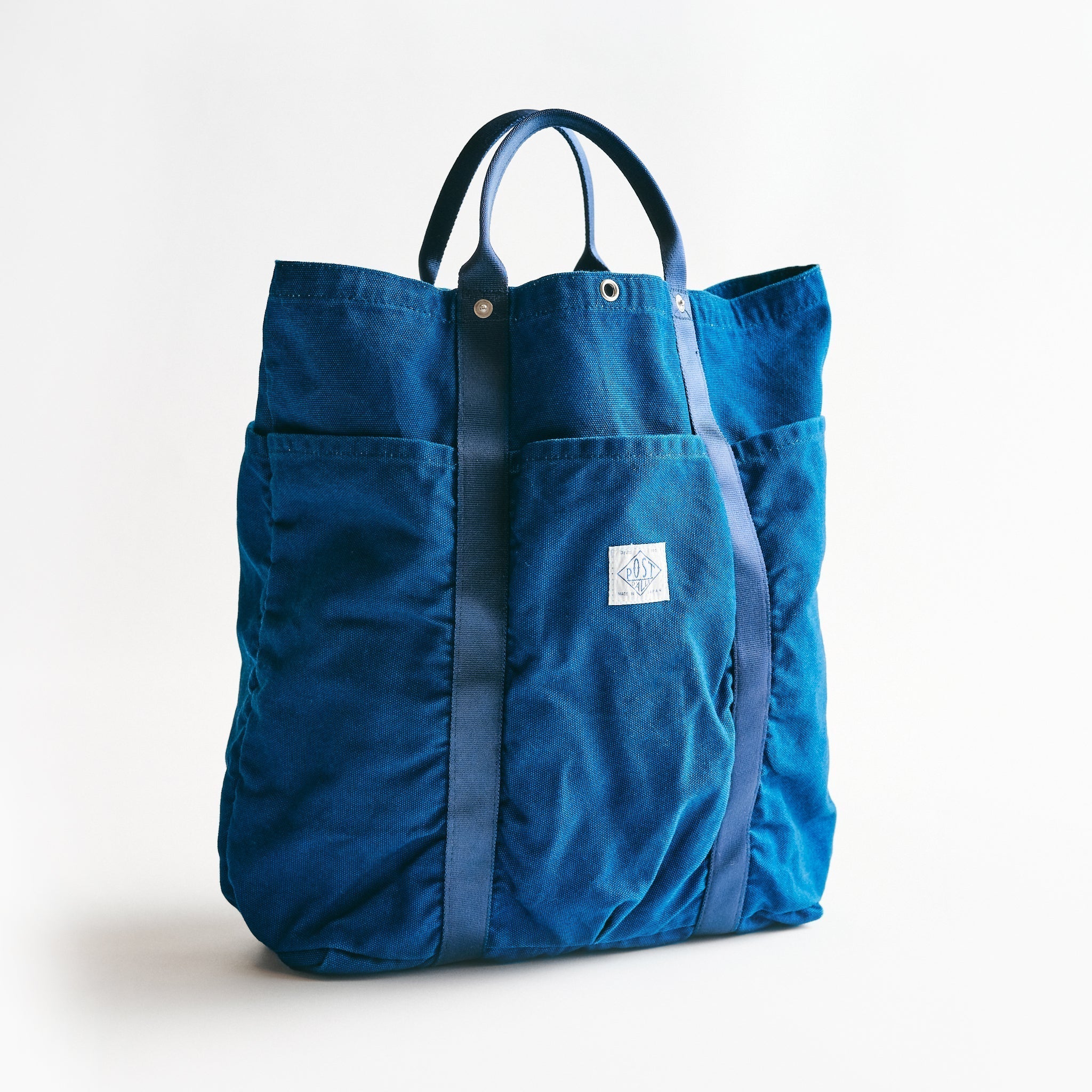 #4202-CDI POS-Tote 2 : cotton duck indigo
