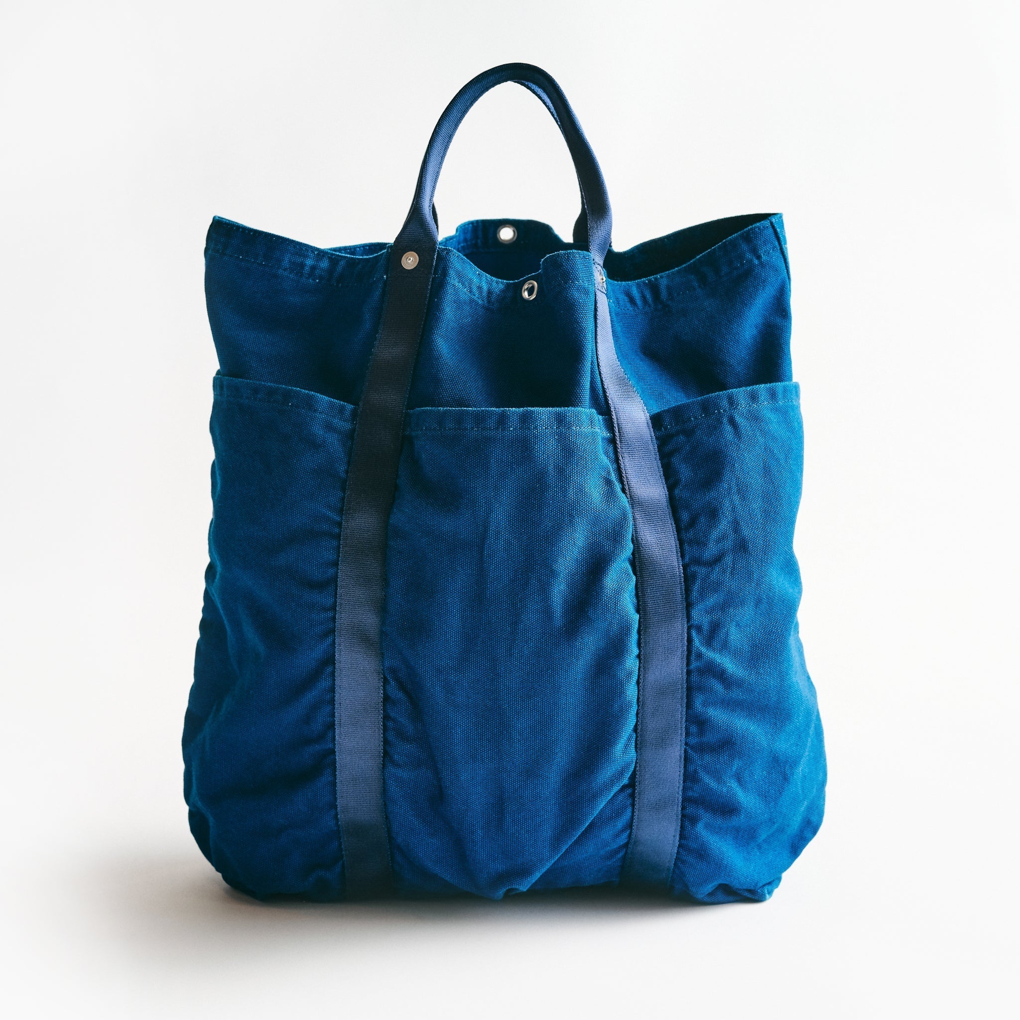 #4202-CDI POS-Tote 2 : cotton duck indigo