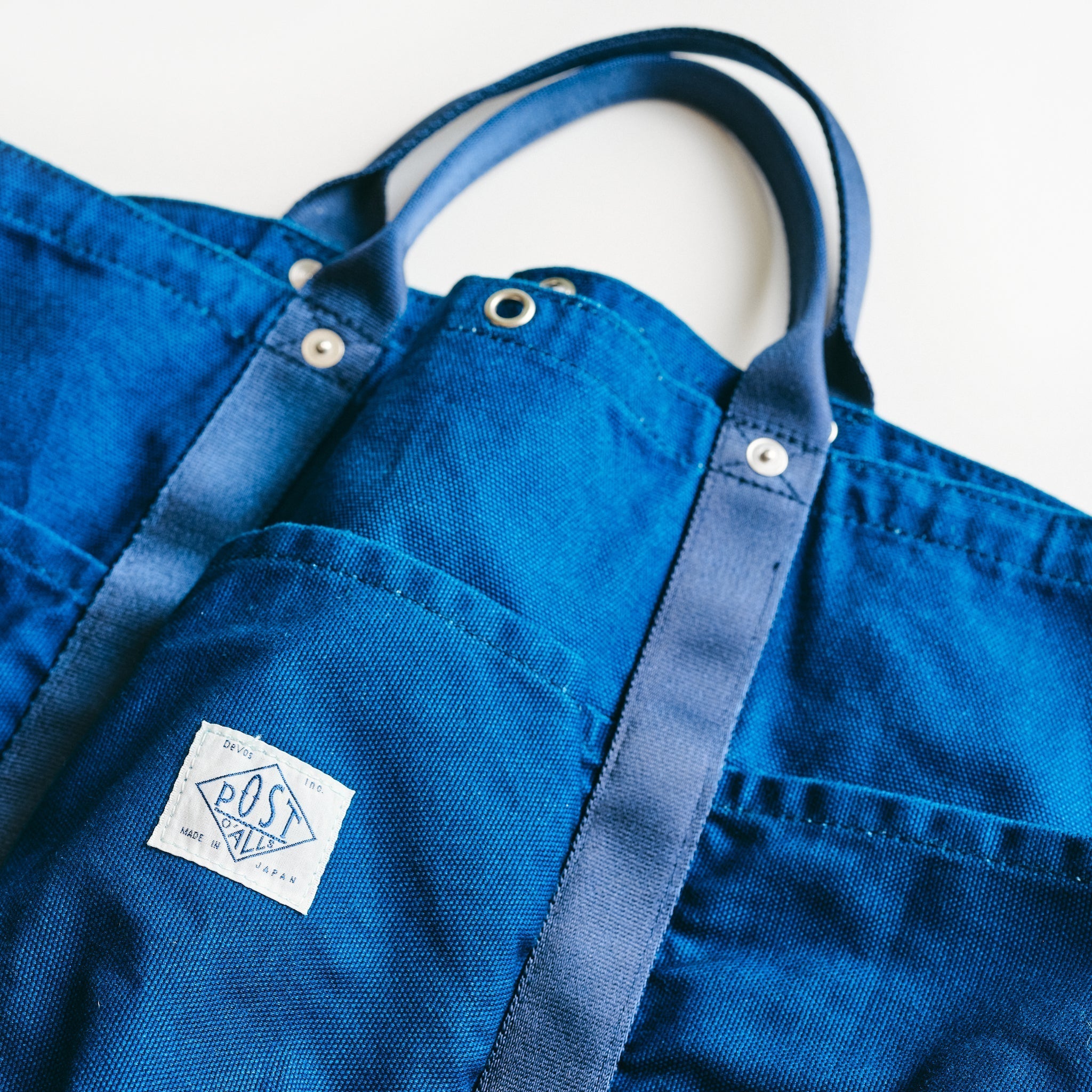 #4202-CDI POS-Tote 2 : cotton duck indigo