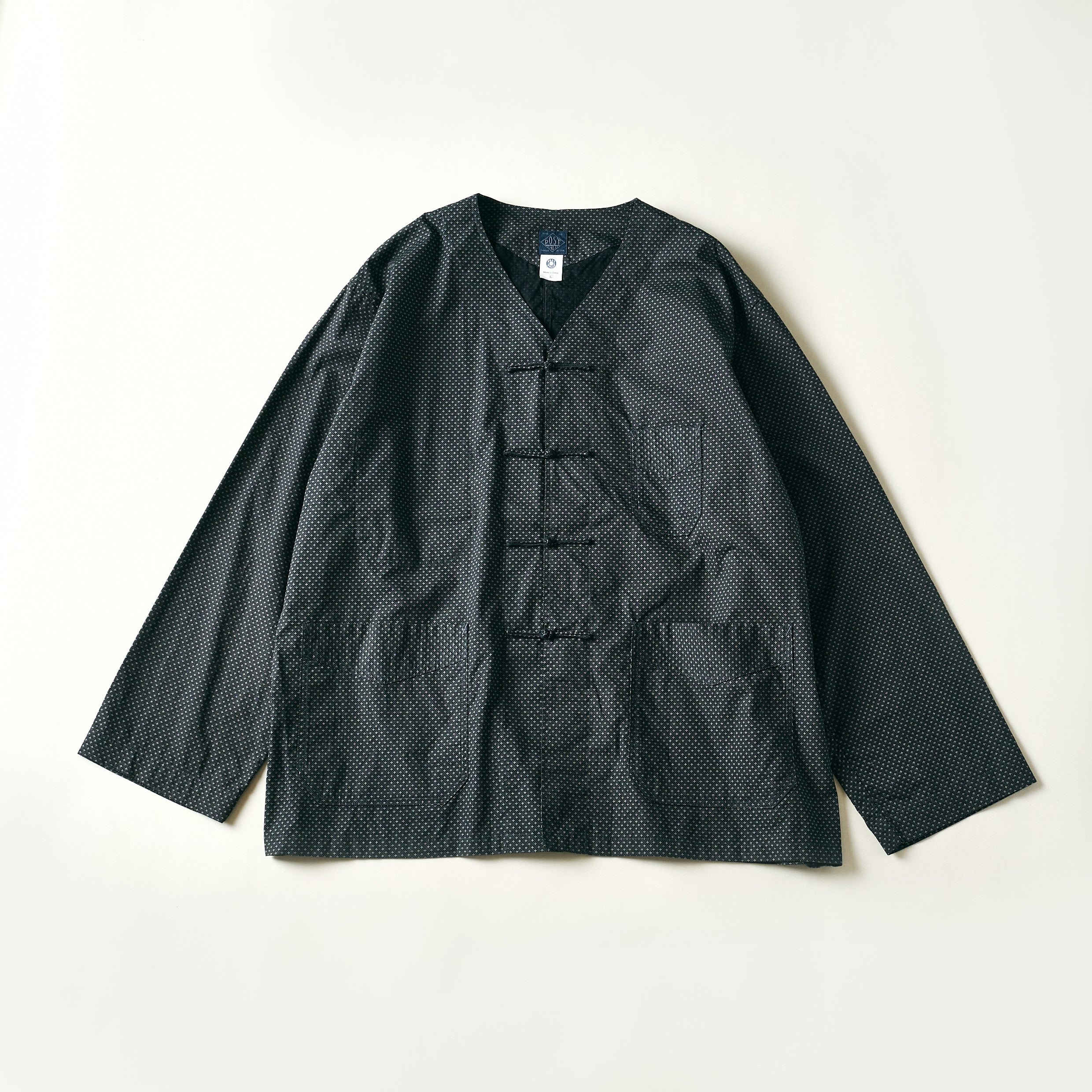 #3109-MPG POST Chinois DV : micro print grey (Shop Special)