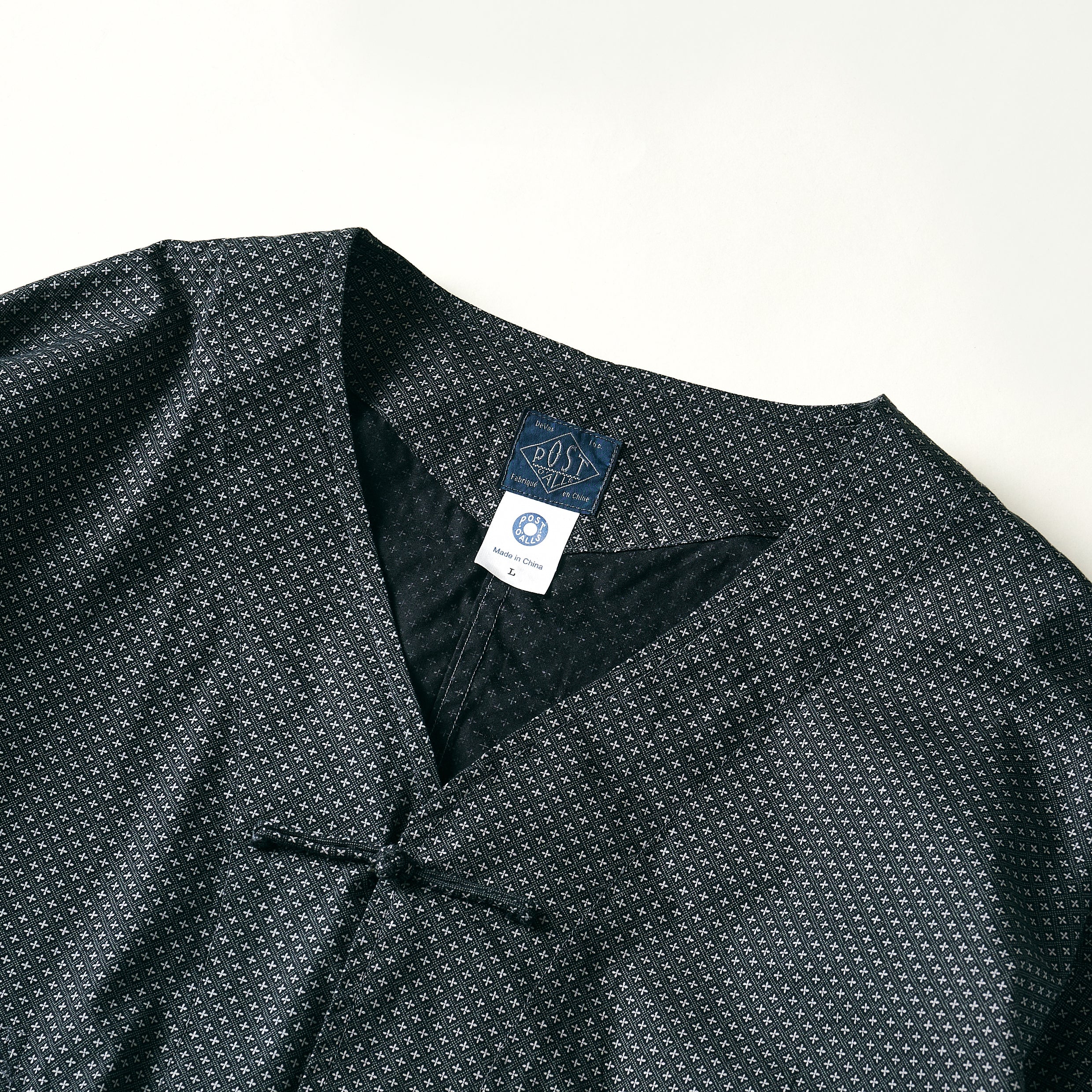 #3109-MPG POST Chinois DV : micro print grey (Shop Special)