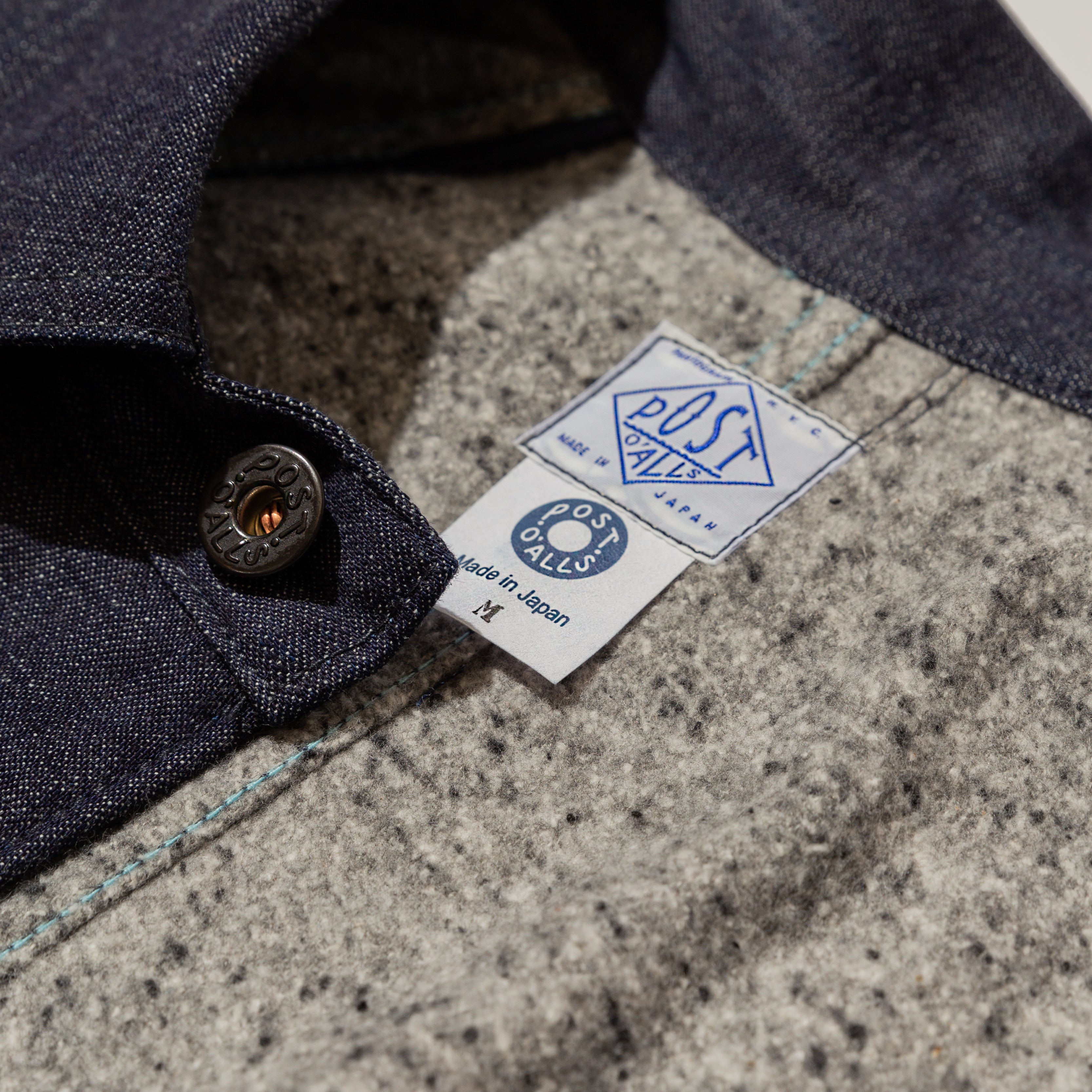 #2126RL lined POST 41-R 8D : 8oz. denim with lining indigo