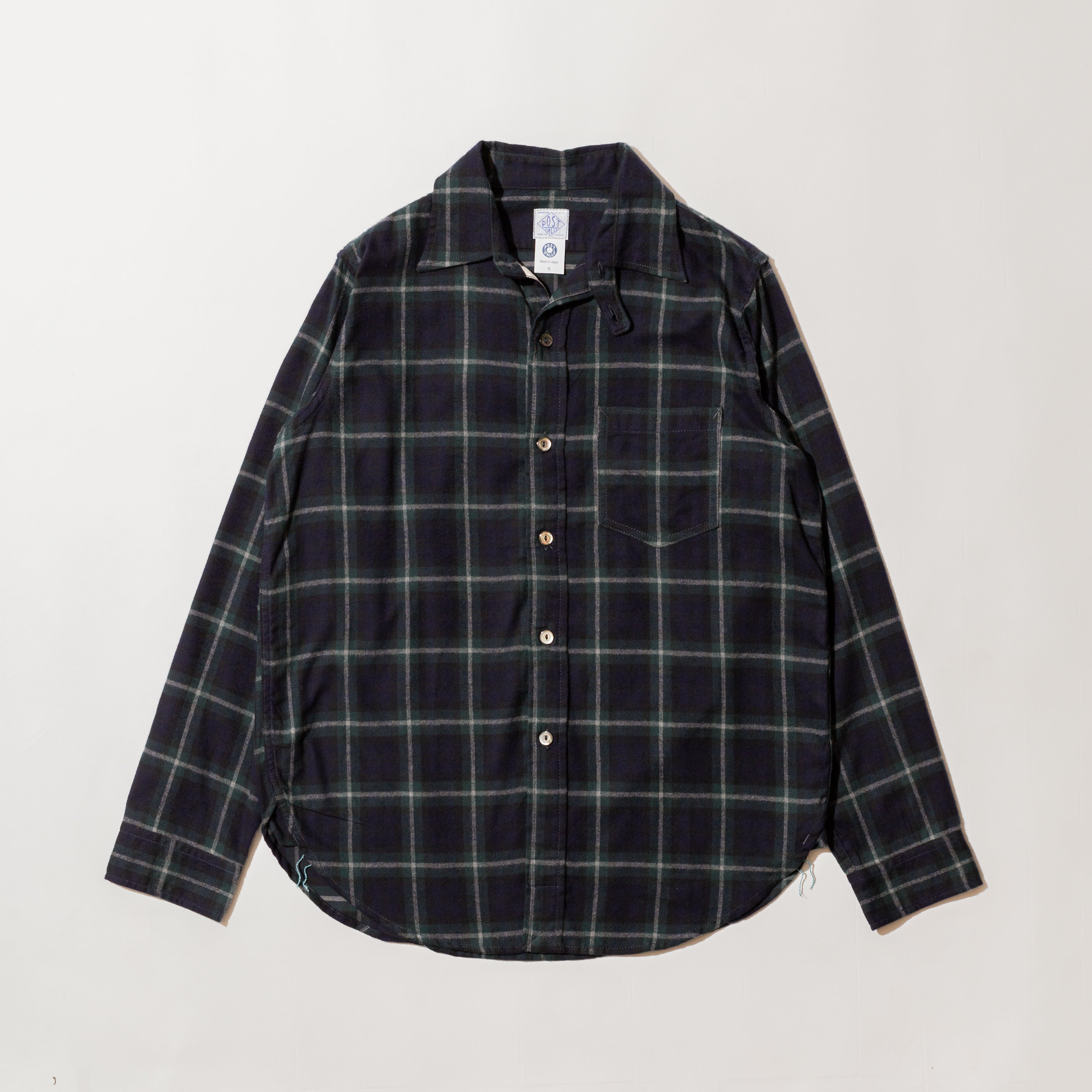 #3202 The POST 5 PF3 : plaid flannel blackwatch