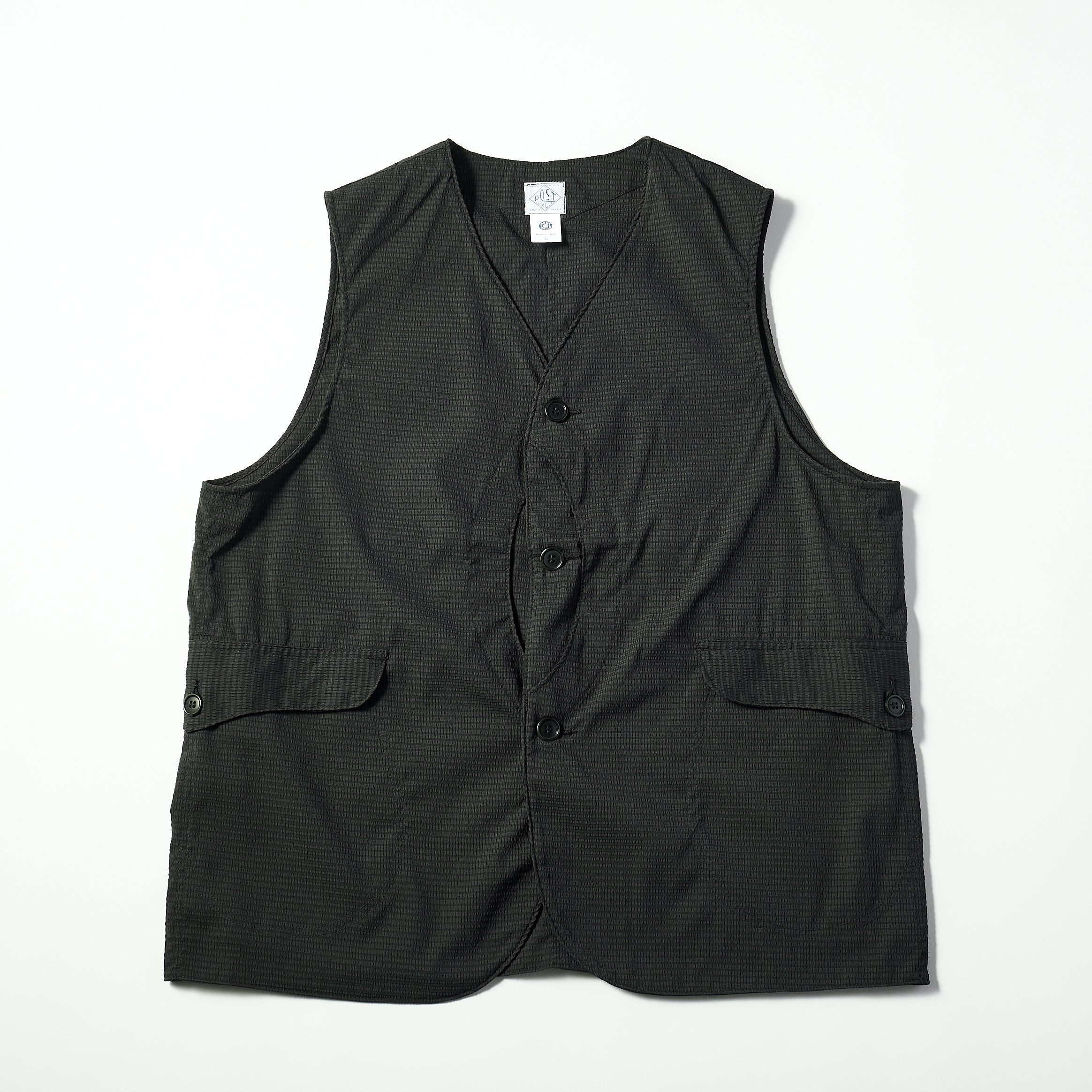 #1512 Royal Traveler PS1 : poly mesh seersucker charcoal