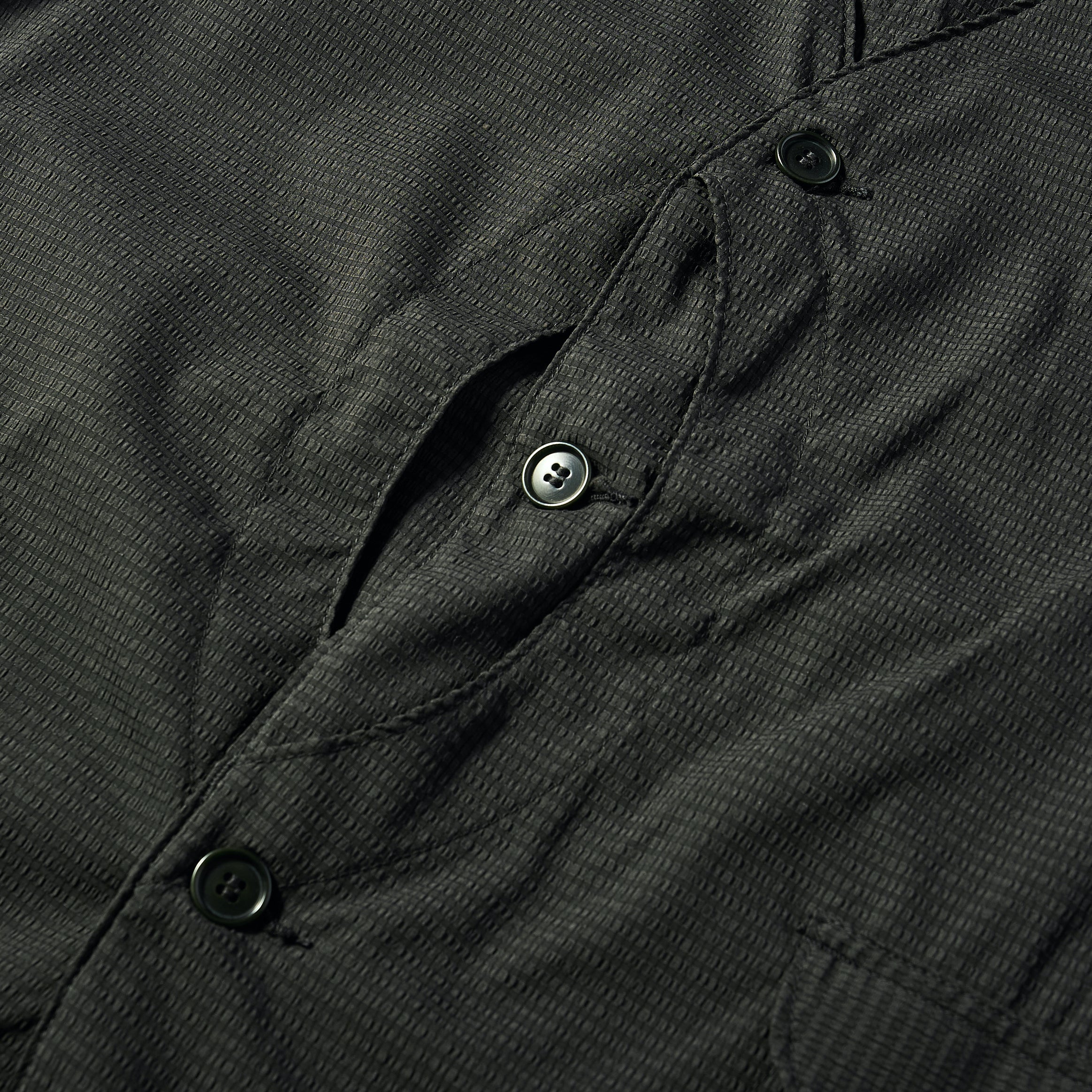 #1512 Royal Traveler PS1 : poly mesh seersucker charcoal