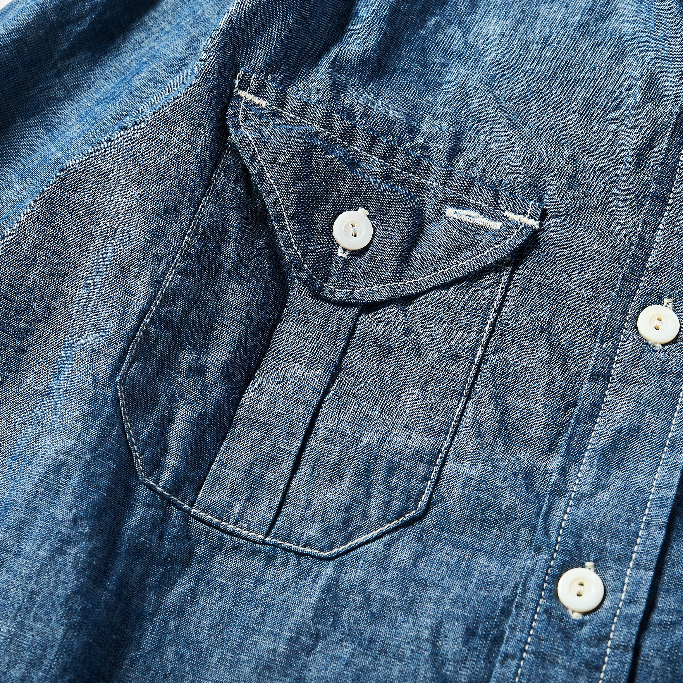 #1256 Cruzer Shirt 2 IC : chambray indigo
