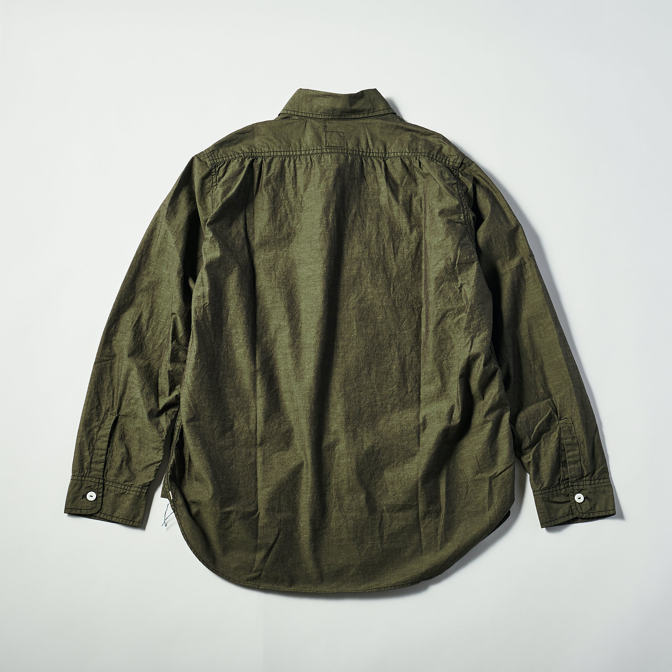 #1256 Cruzer Shirt 2 EE2 : cotton/linen end-on-end olive
