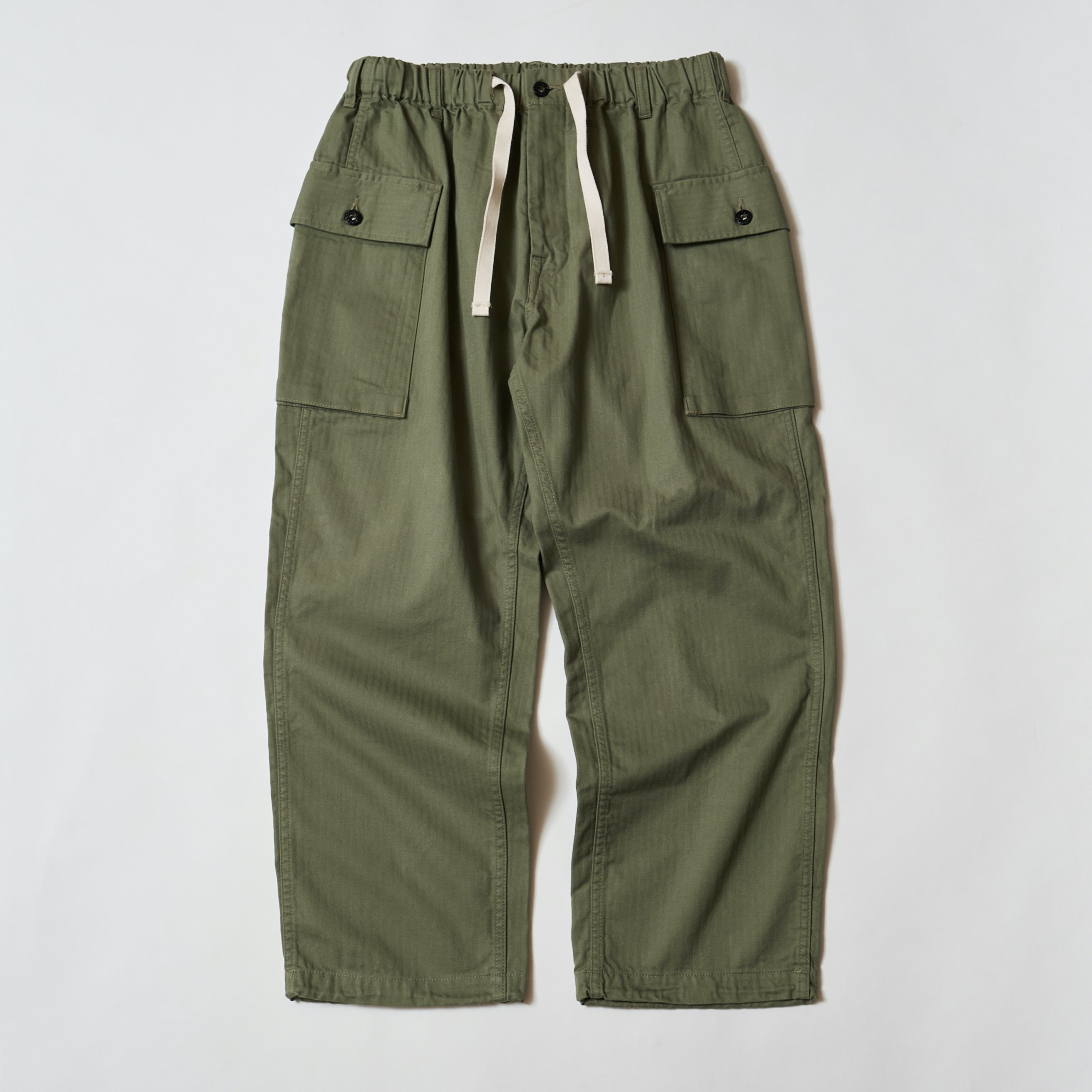 #3308 EZ WALKABOUT Pants: cotton HBT sage green 