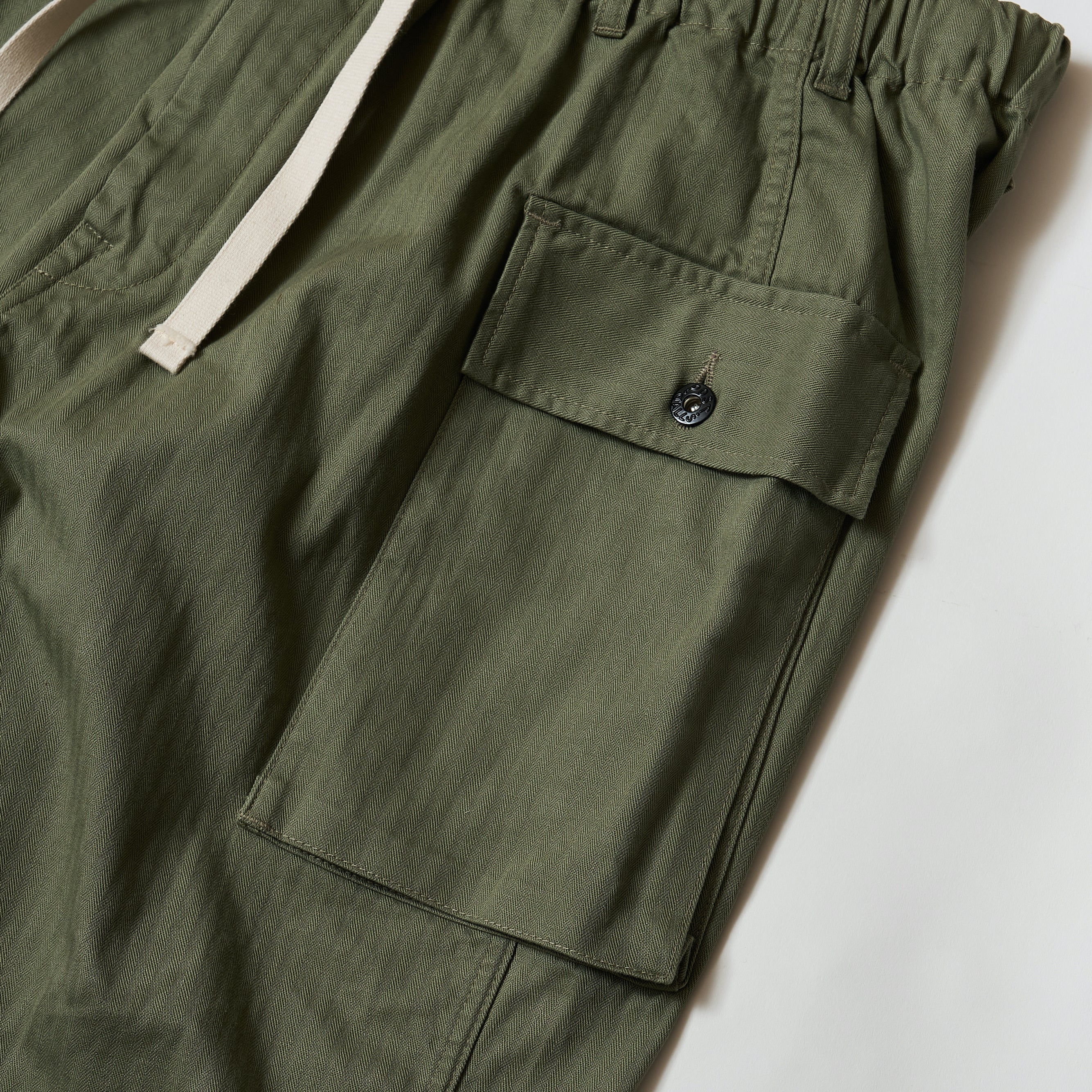 #3308 EZ WALKABOUT Pants: cotton HBT sage green 