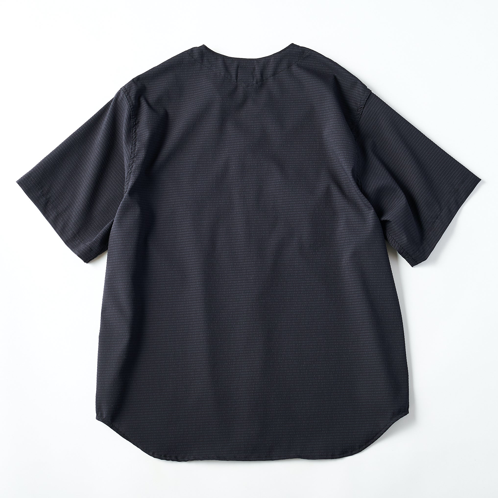 #2219S C-POST DV2 S/S PS2 : poly mesh seersucker navy