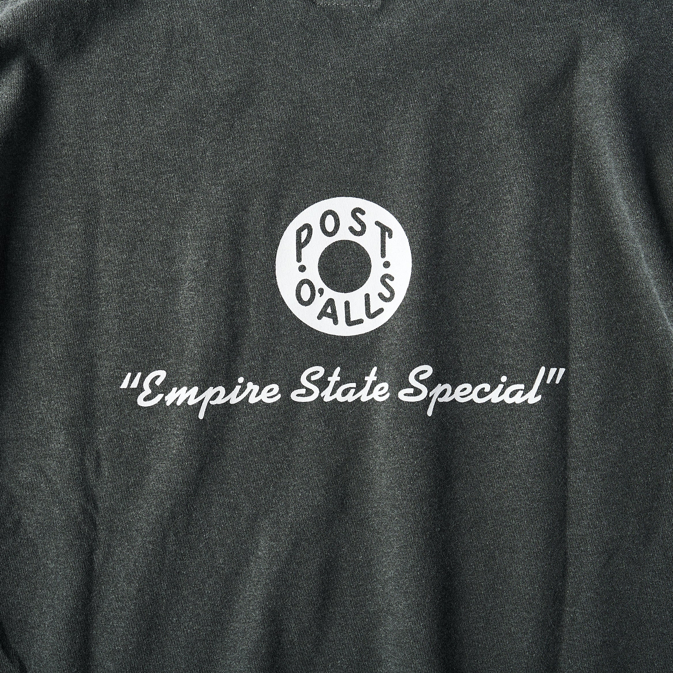 #3005 ESS pocket Tee B2 : pigment dyed cotton jersey charcoal x white