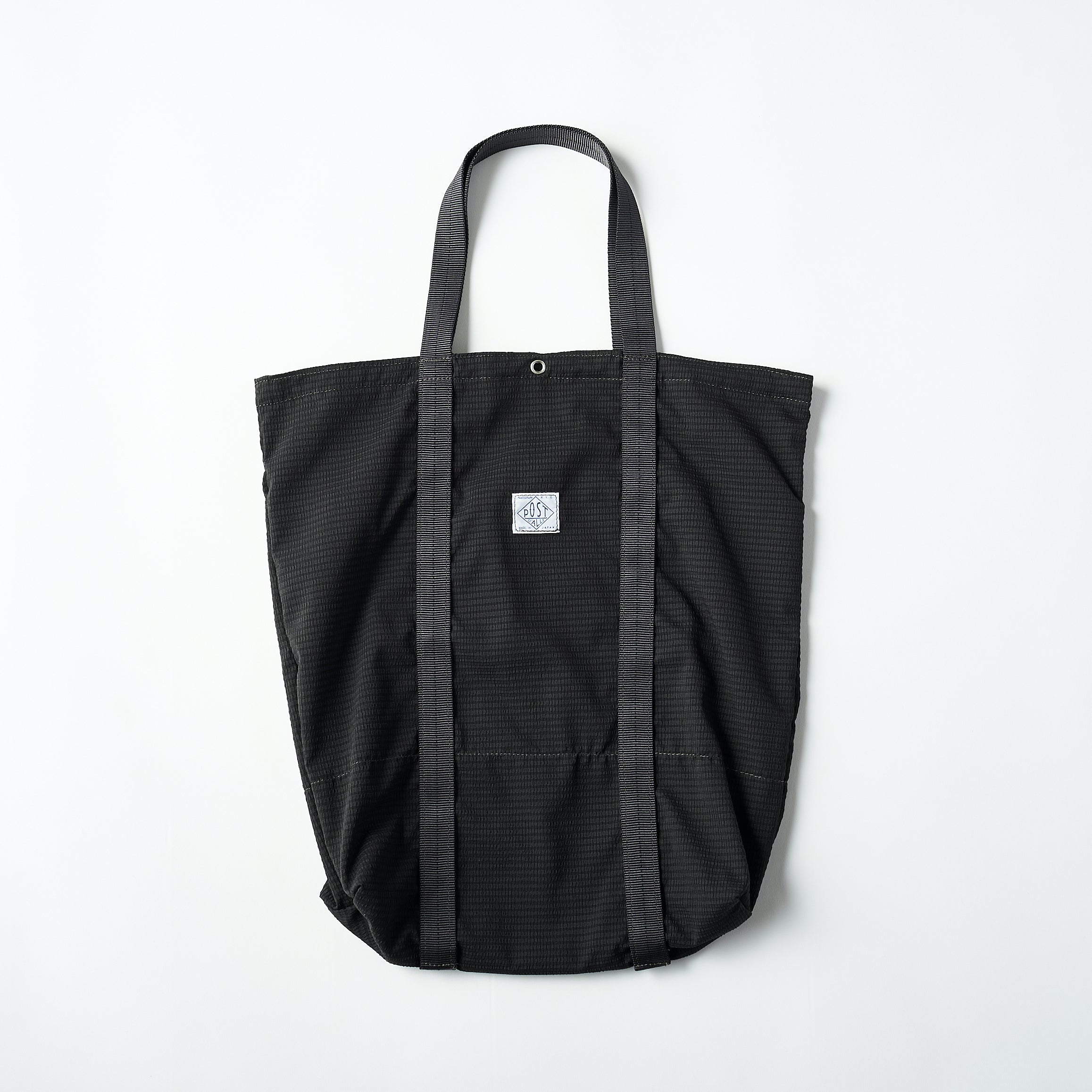 #3901 POS-TOTE PS1 : poly mesh seersucker charcoal
