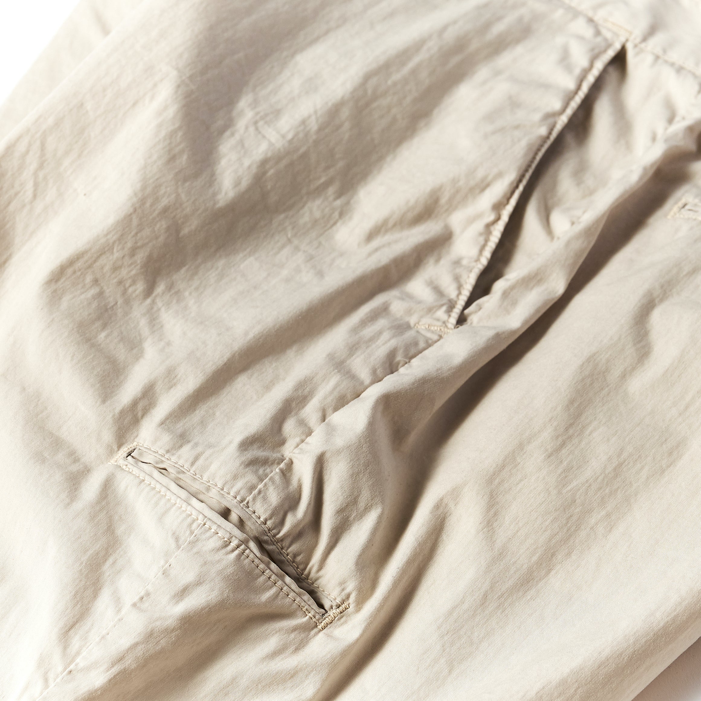 #2321S Citi - Cruz Shorts CN1 : cotton/nylon poplin stone