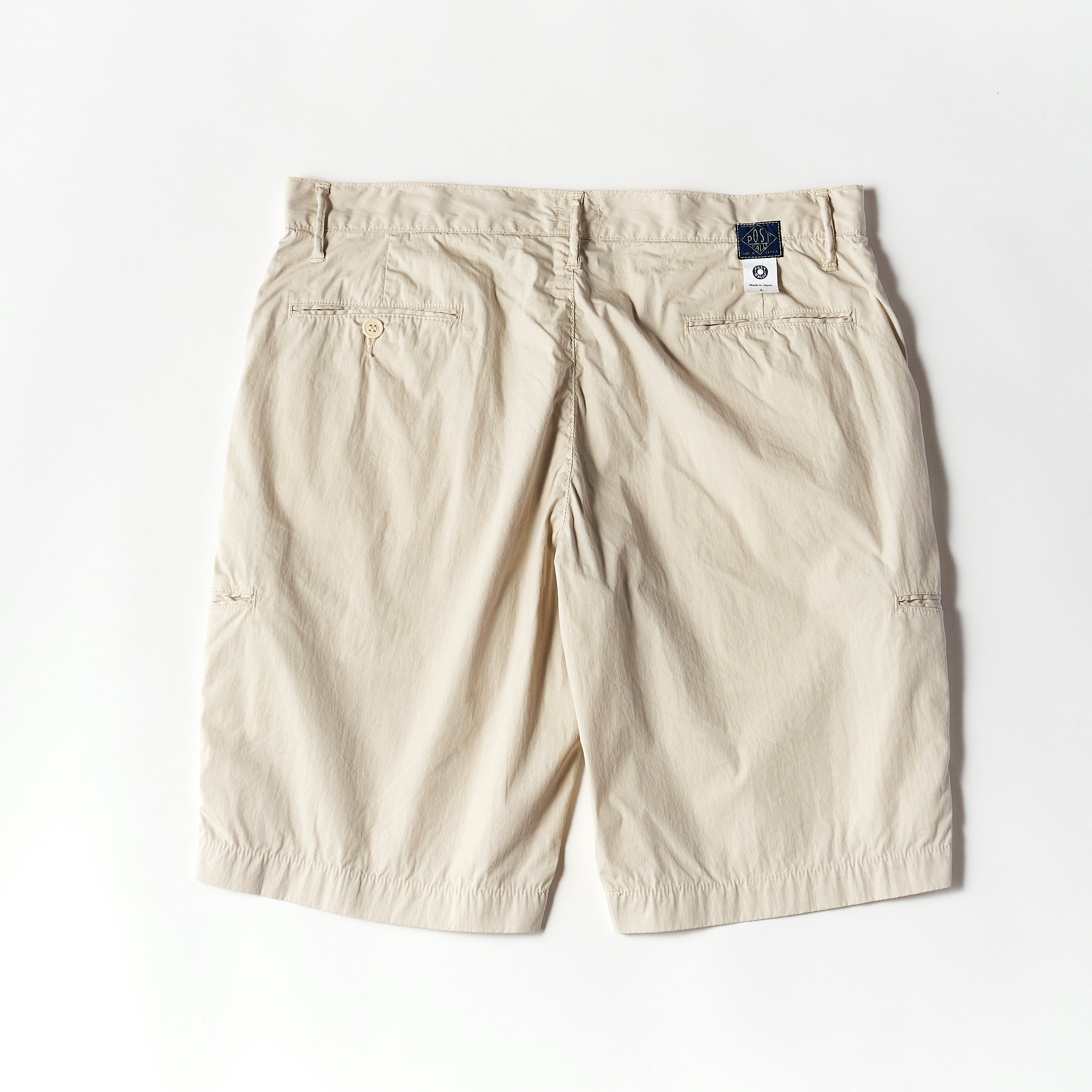 #2321S Citi - Cruz Shorts CN1 : cotton/nylon poplin stone
