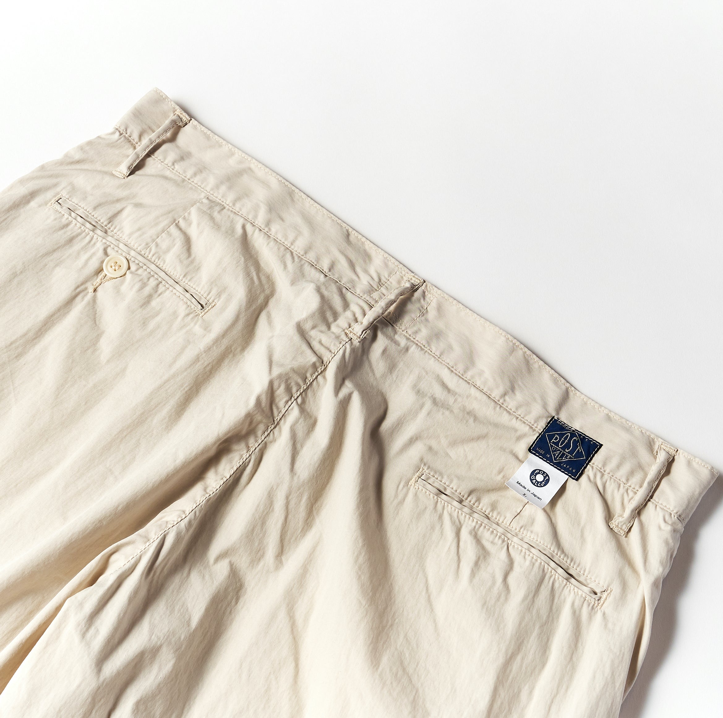 #2321S Citi - Cruz Shorts CN1 : cotton/nylon poplin stone
