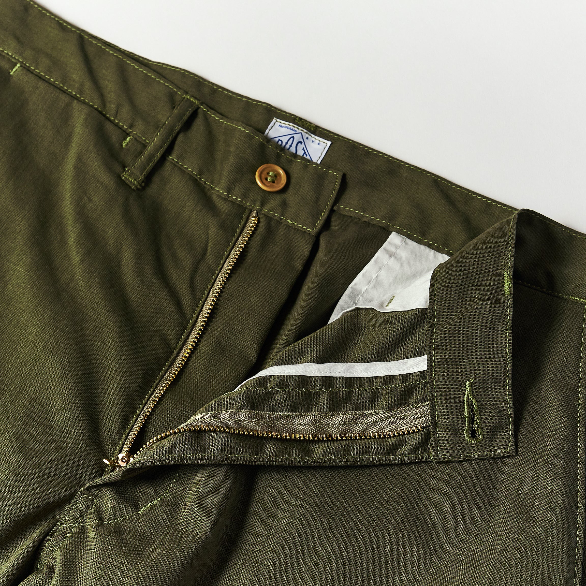 #2321S Citi - Cruz Shorts LP2 : linen/poly heather olive