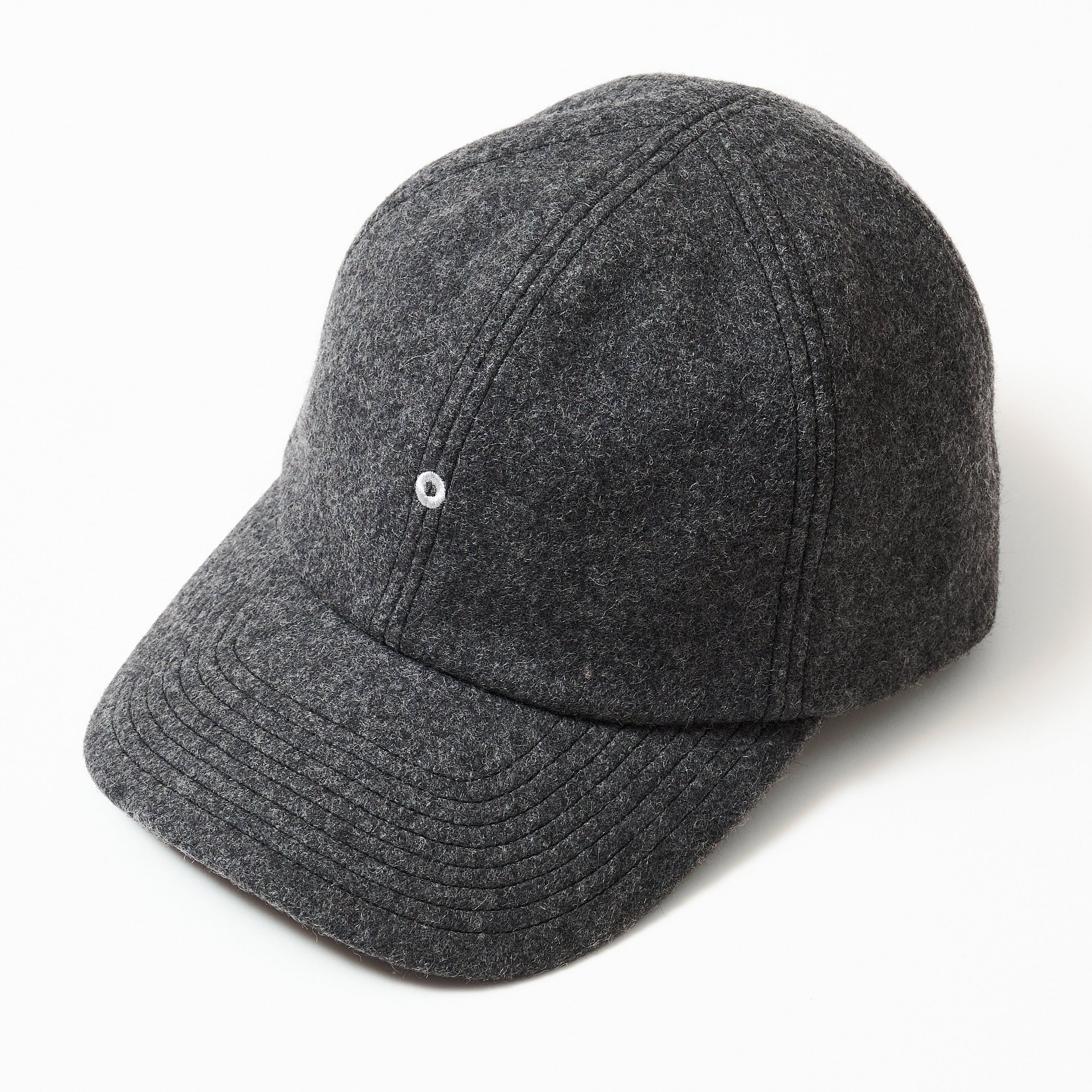 #3903 POST Ball Cap WM1 : wool melton charcoal