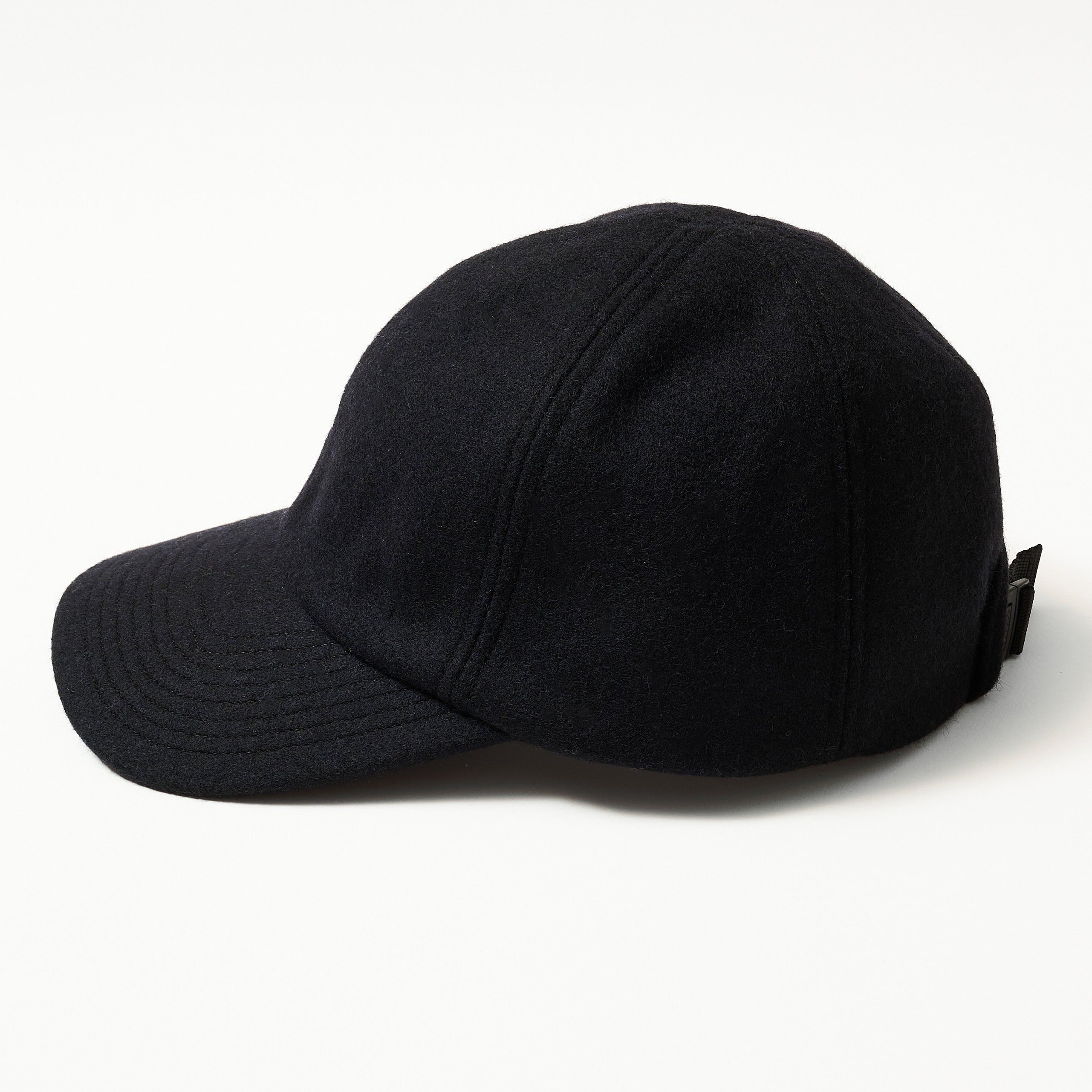 #3903 POST Ball Cap WM2 : wool melton navy