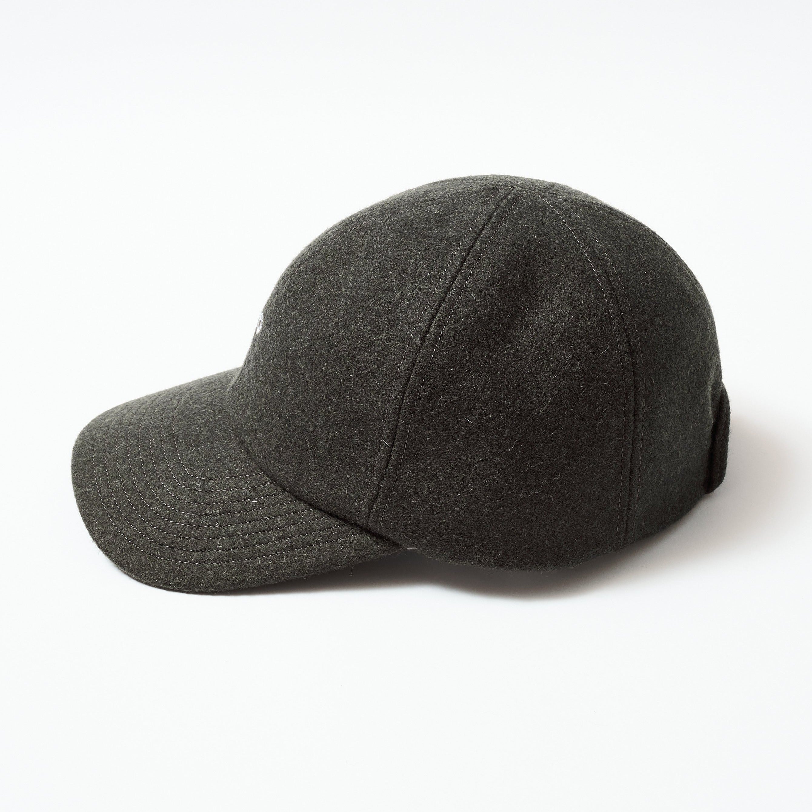 #3903 POST Ball Cap WM3 : wool melton olive