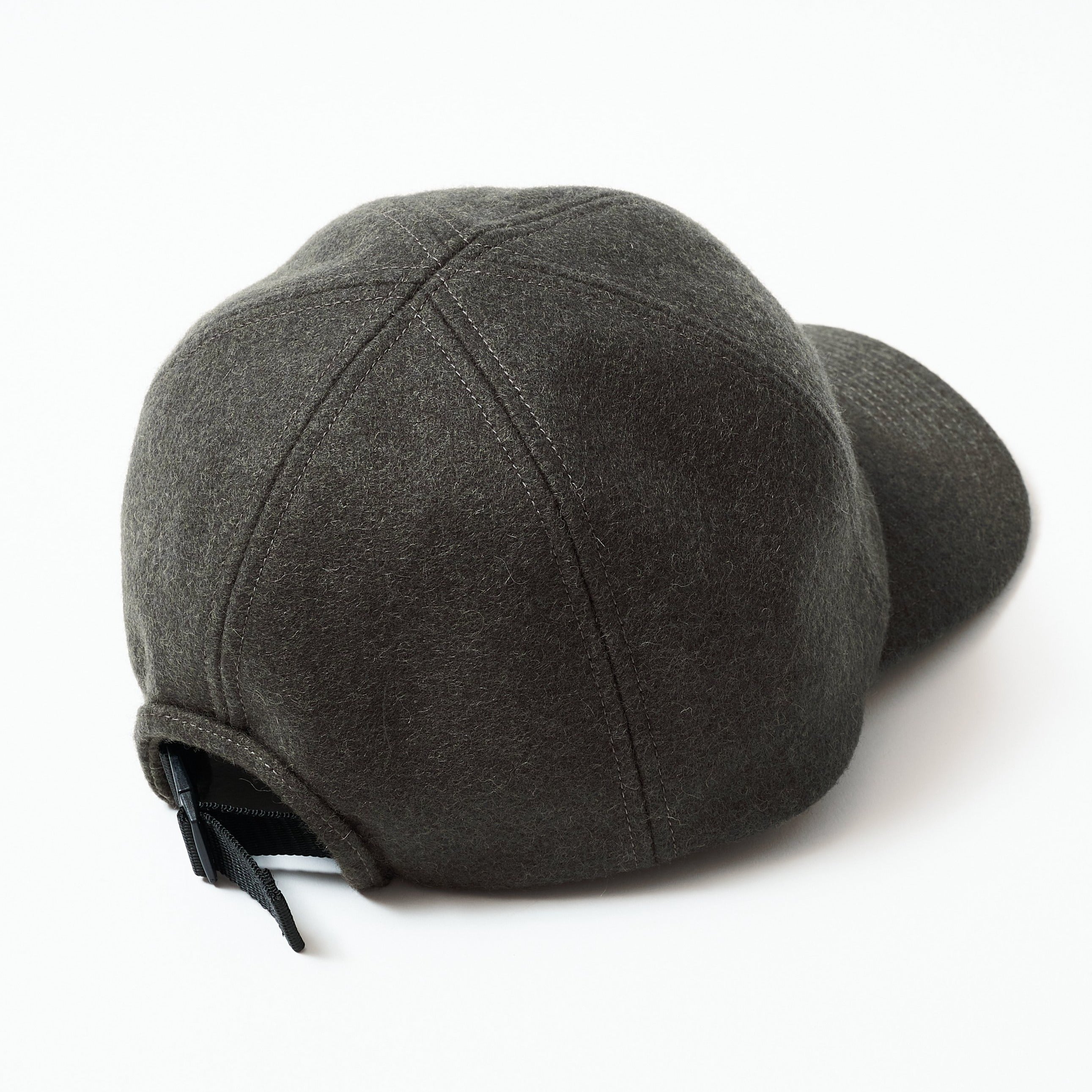 #3903 POST Ball Cap WM3 : wool melton olive