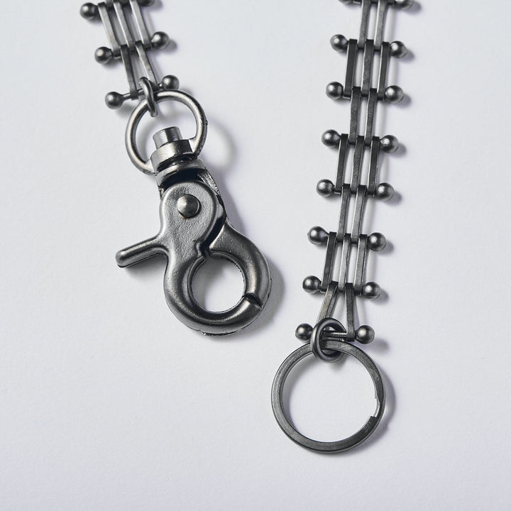 3910-43 POST Key Chain MEX : brass flat black – POST OʼALLS