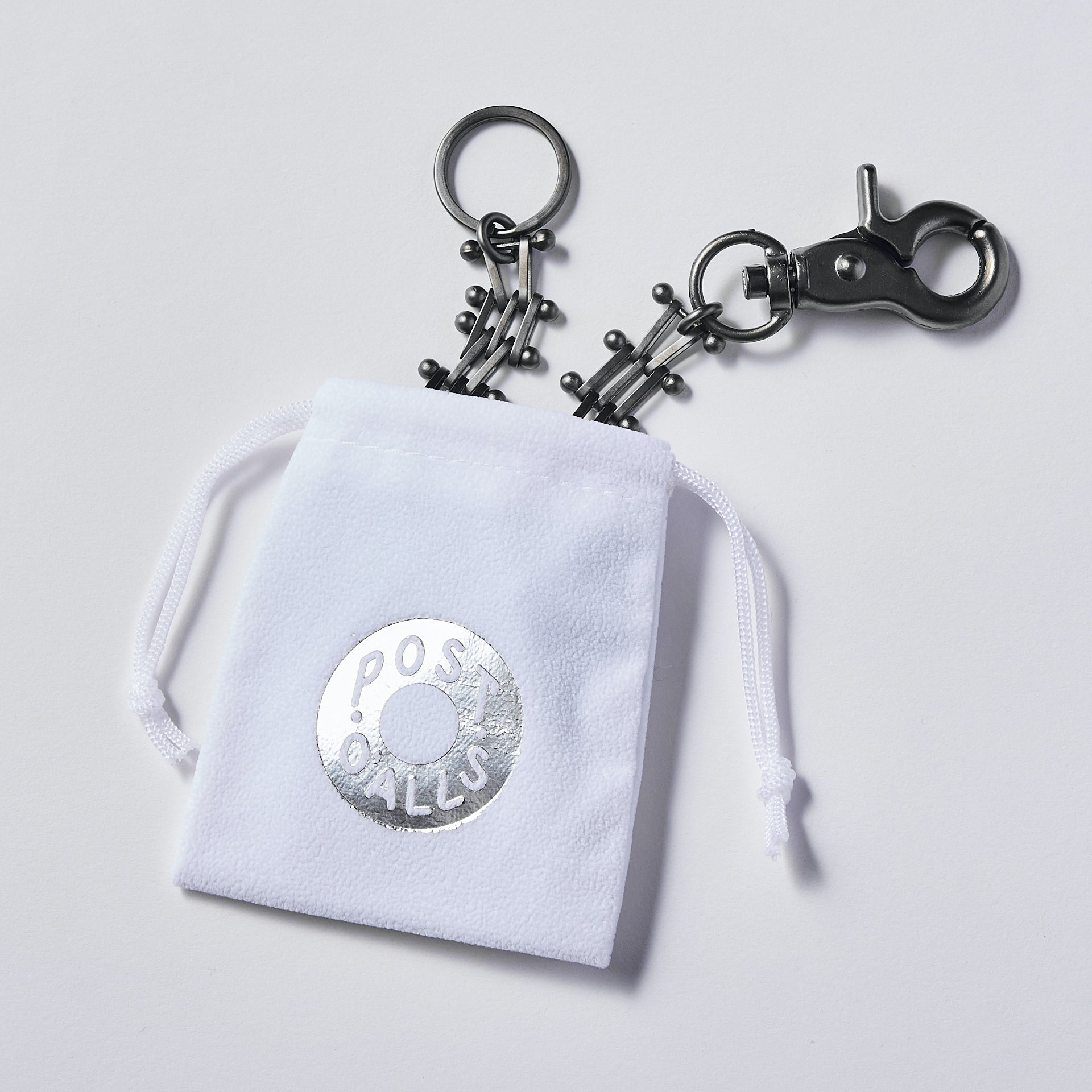 #3910-43 POST Key Chain MEX : brass flat black
