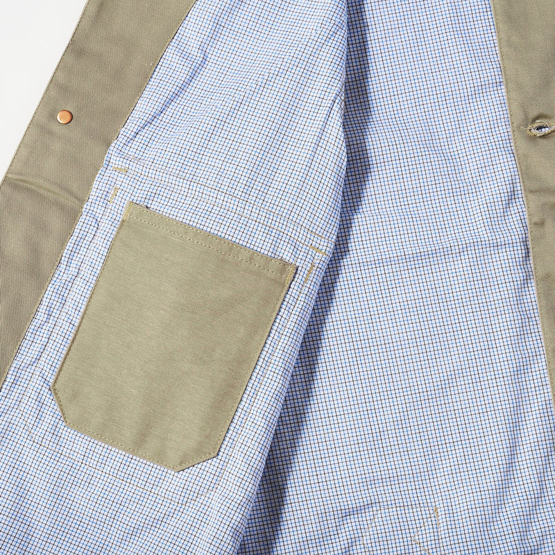 1504 Cruzer Vest : cotton twill khaki "Dead Stock"