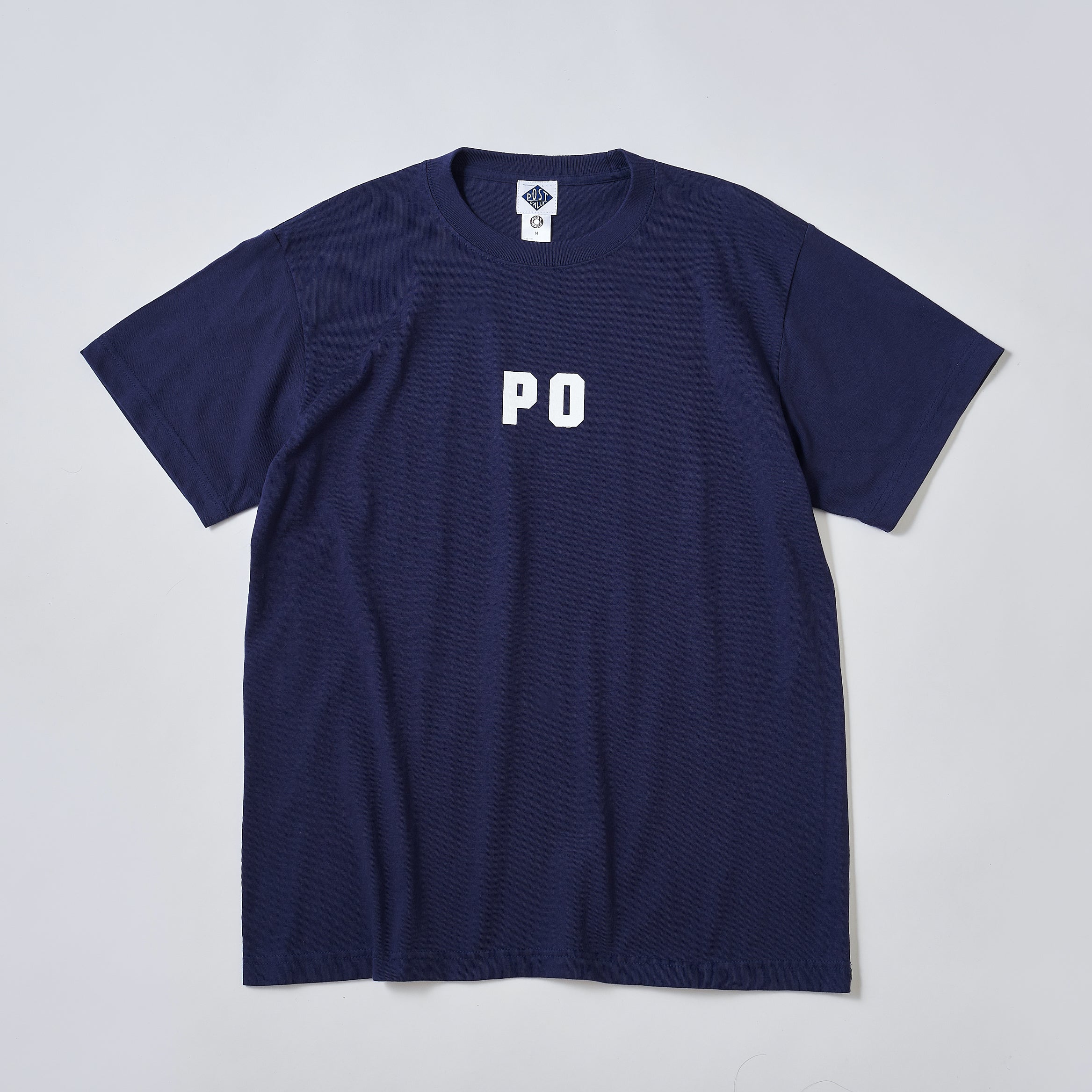 #3007 PO Logo Tee : indigo x white