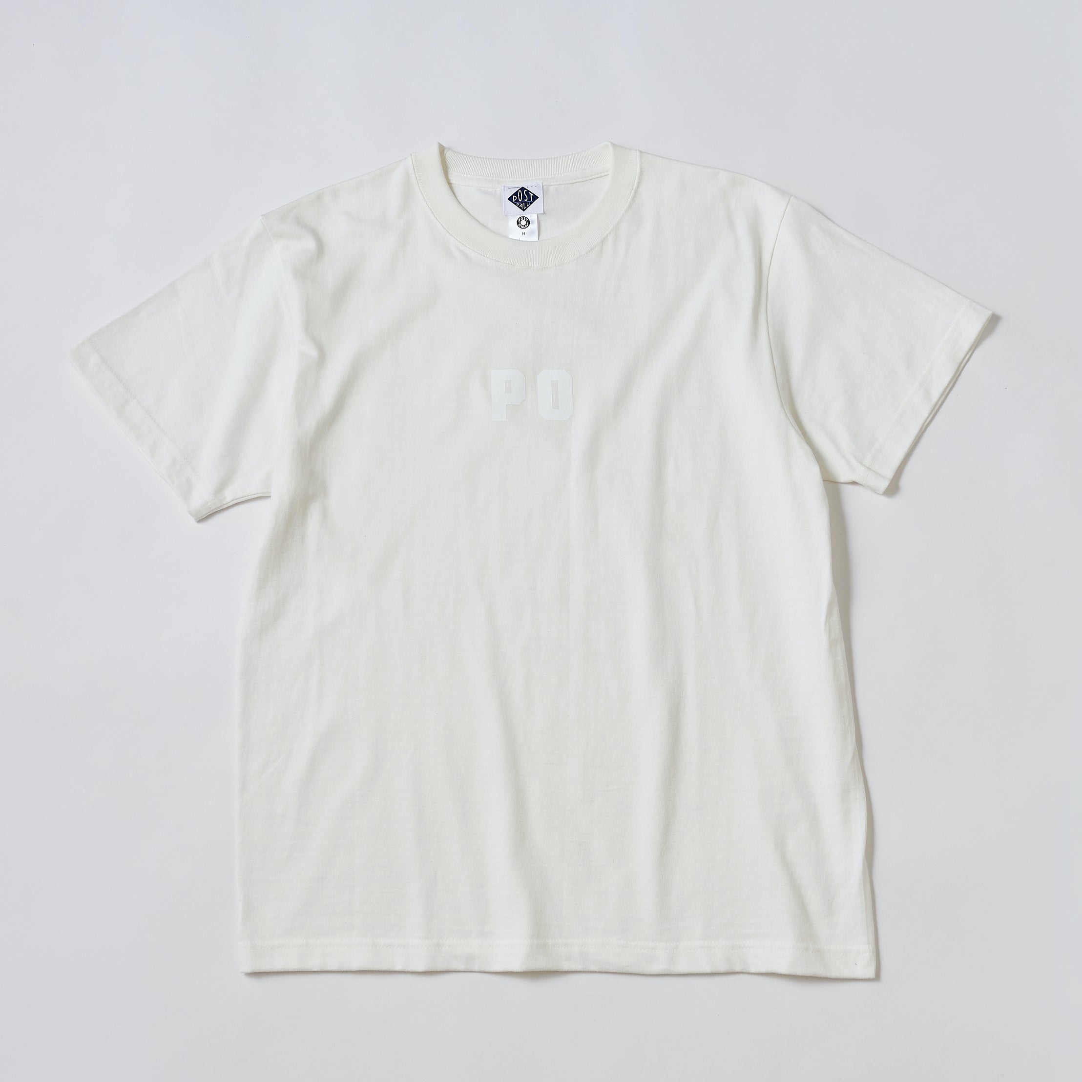 #3007-OWW PO Logo Tee : off white x white