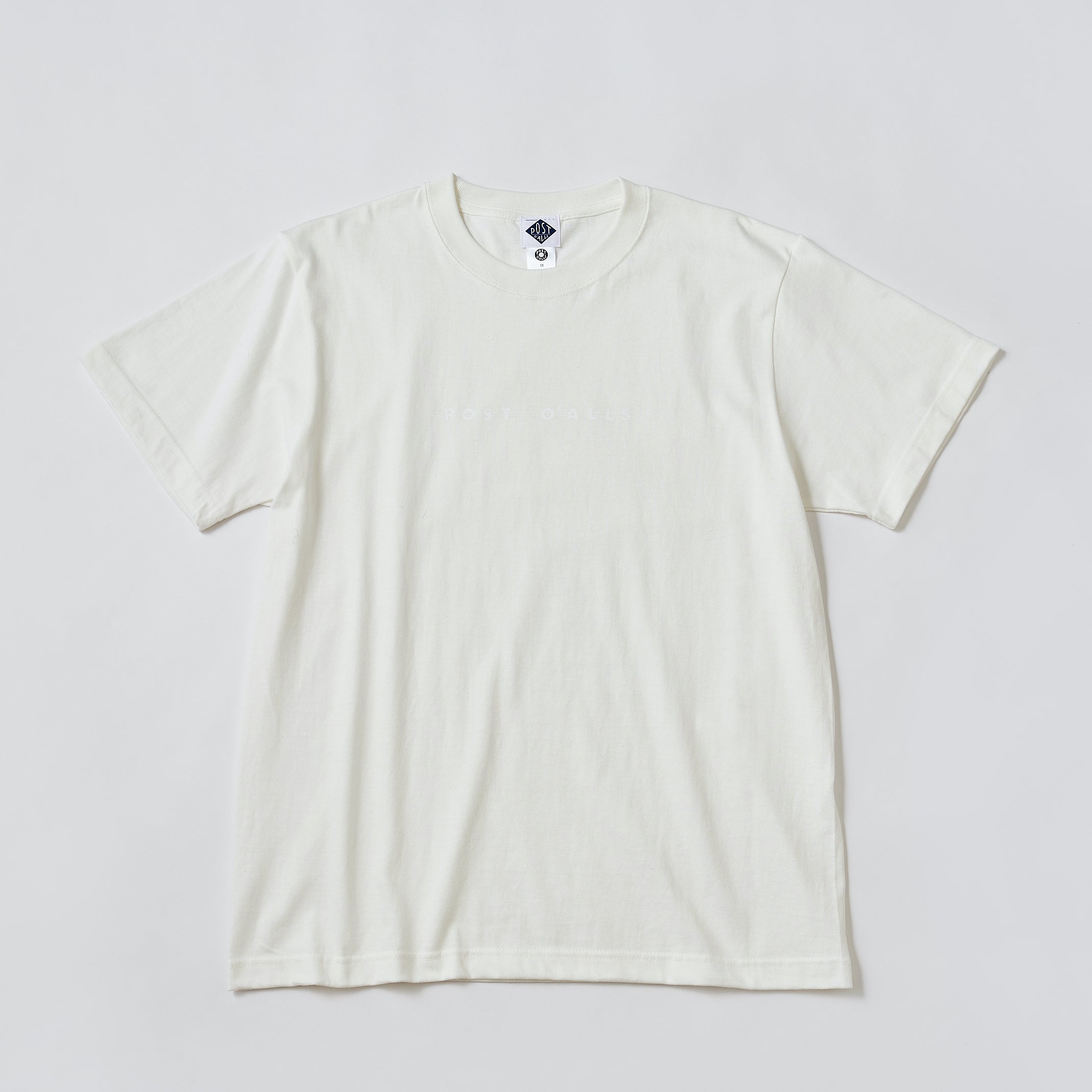 #3008 Shop Logo Tee : off white x white