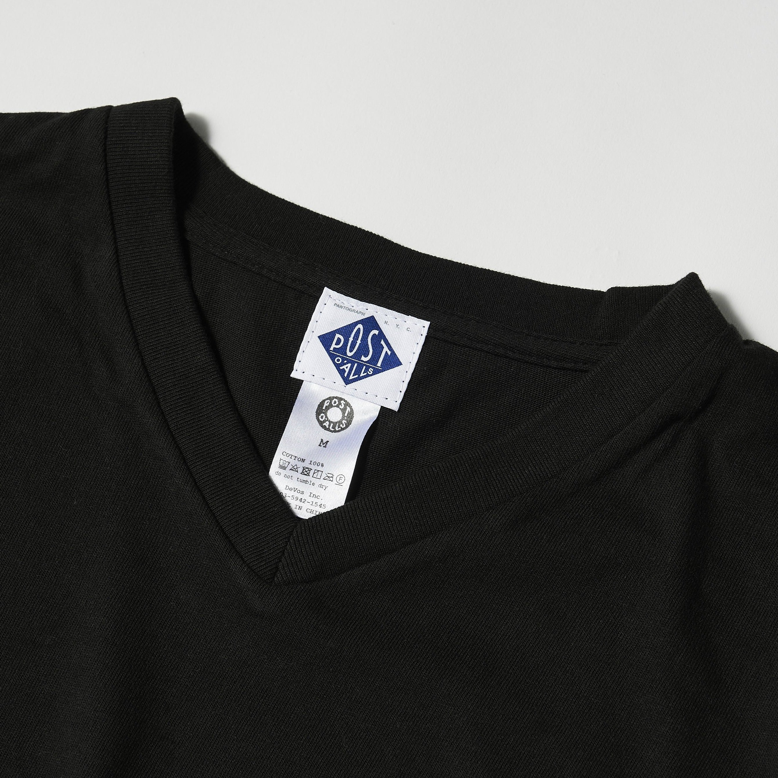 V neck 3pack tee Ver.2 (3PV2-BK) : black (Shop Special)