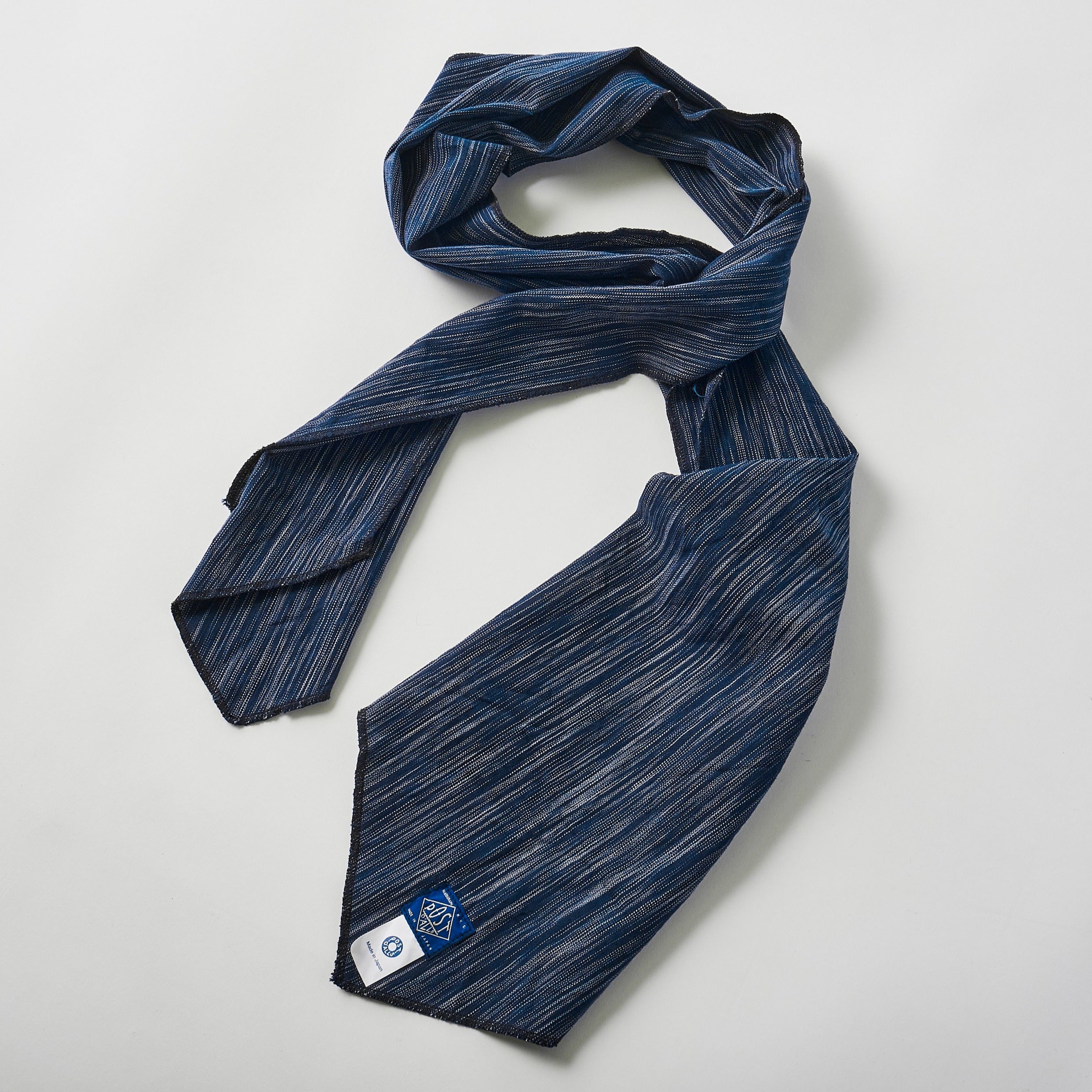 #3906-IKT EZ Scarf : ikat indigo