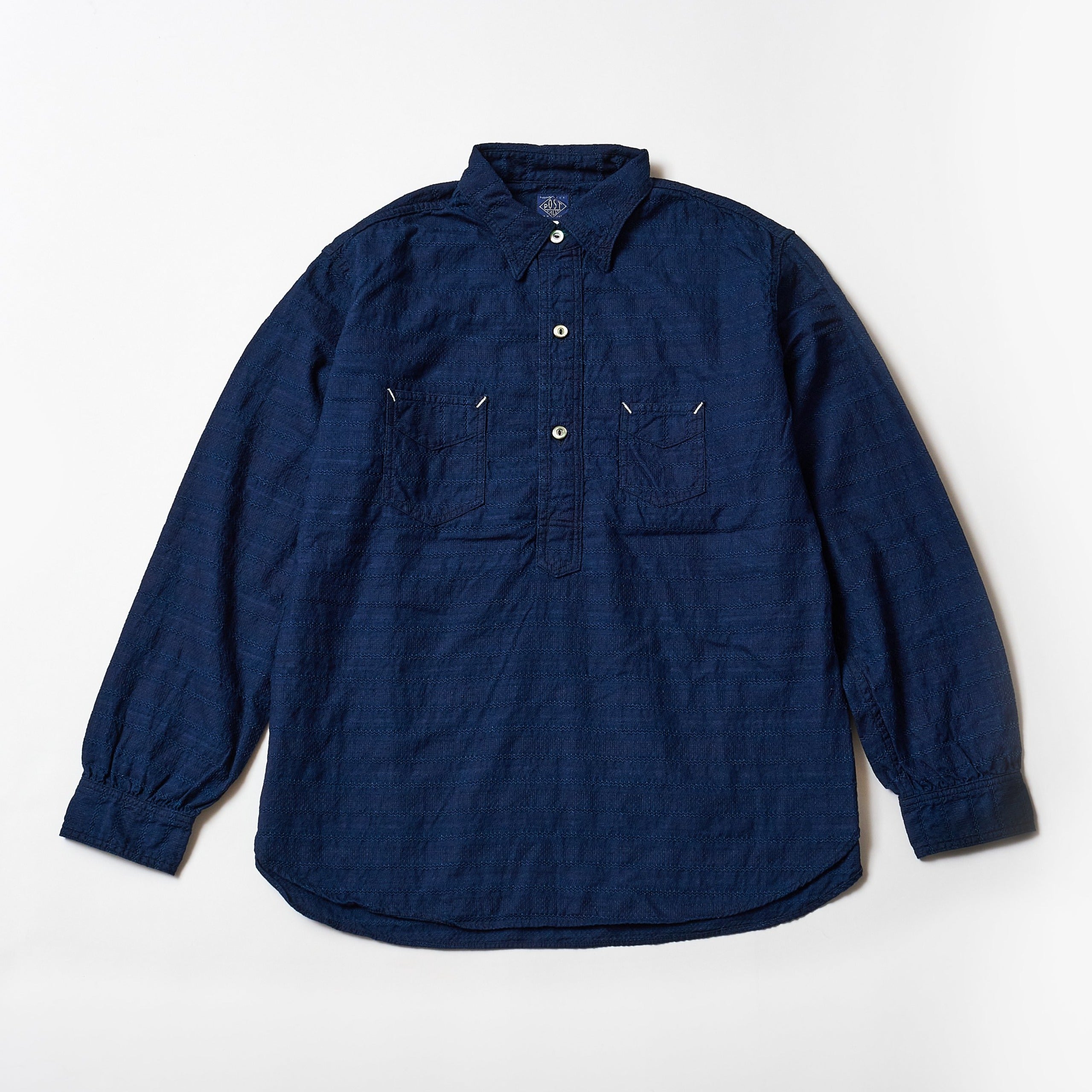 #3208 De Luxe IJ2 : indigo jacquard indigo