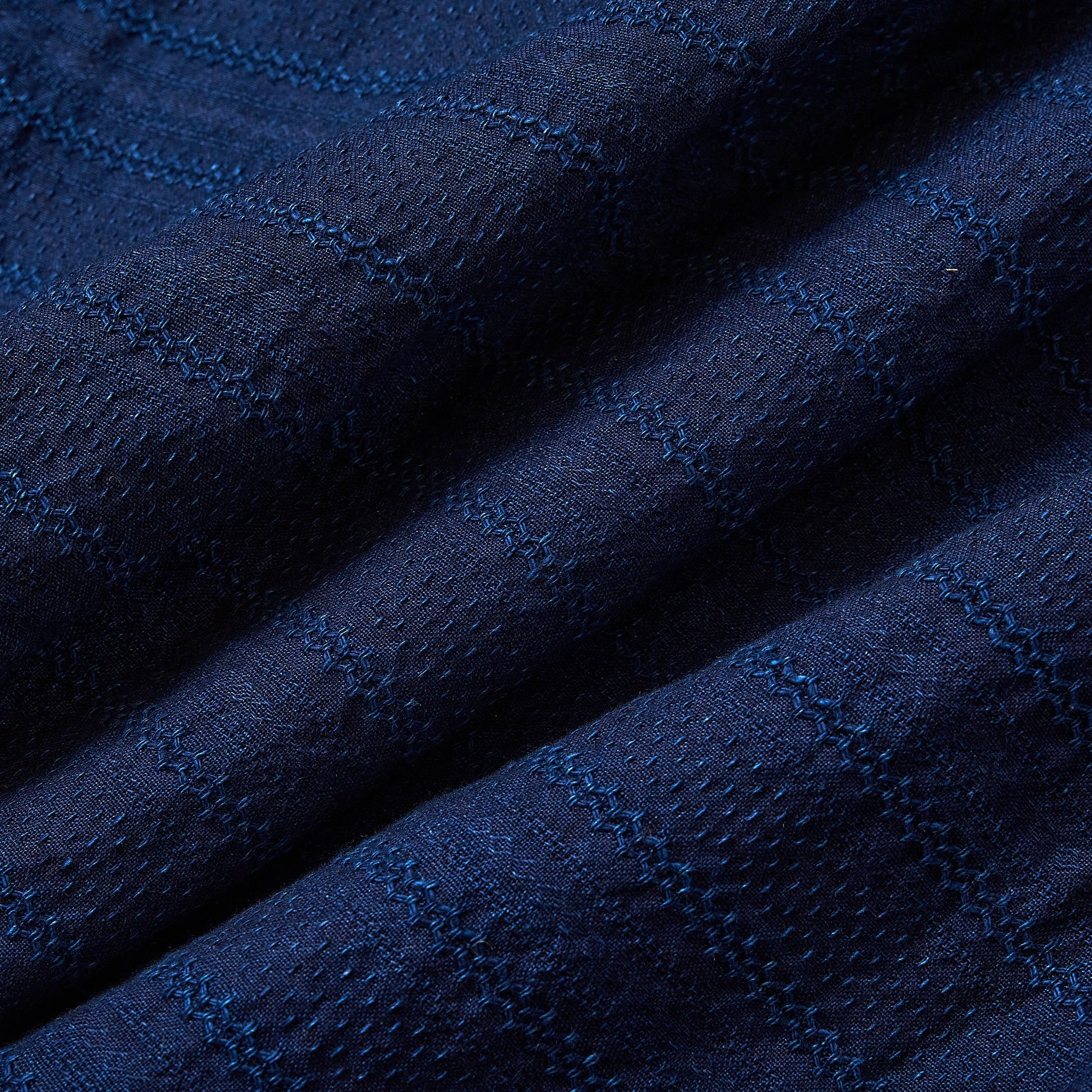 #3208 De Luxe IJ2 : indigo jacquard indigo