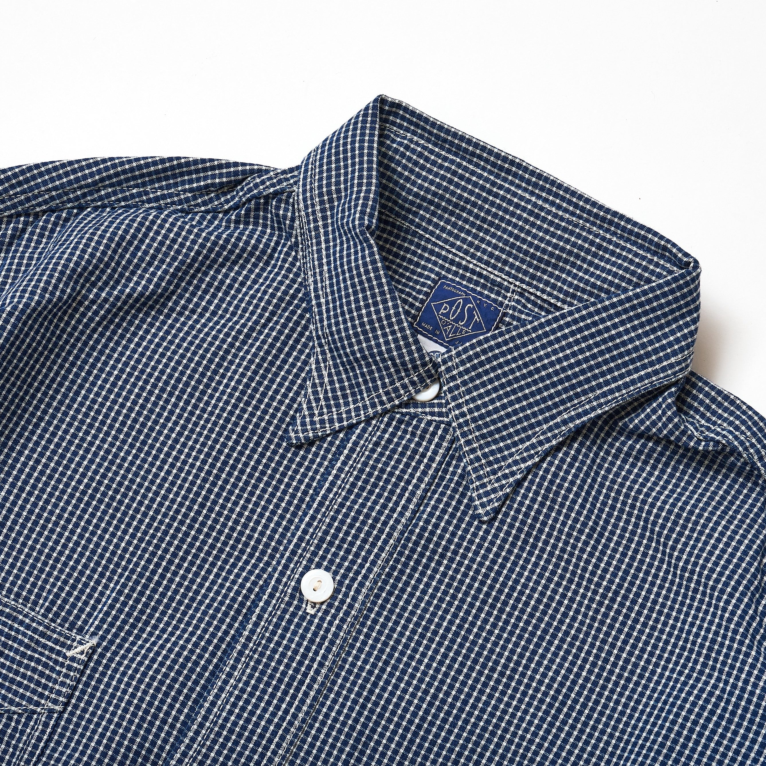 #3208 De Luxe IG : indigo gingham indigo