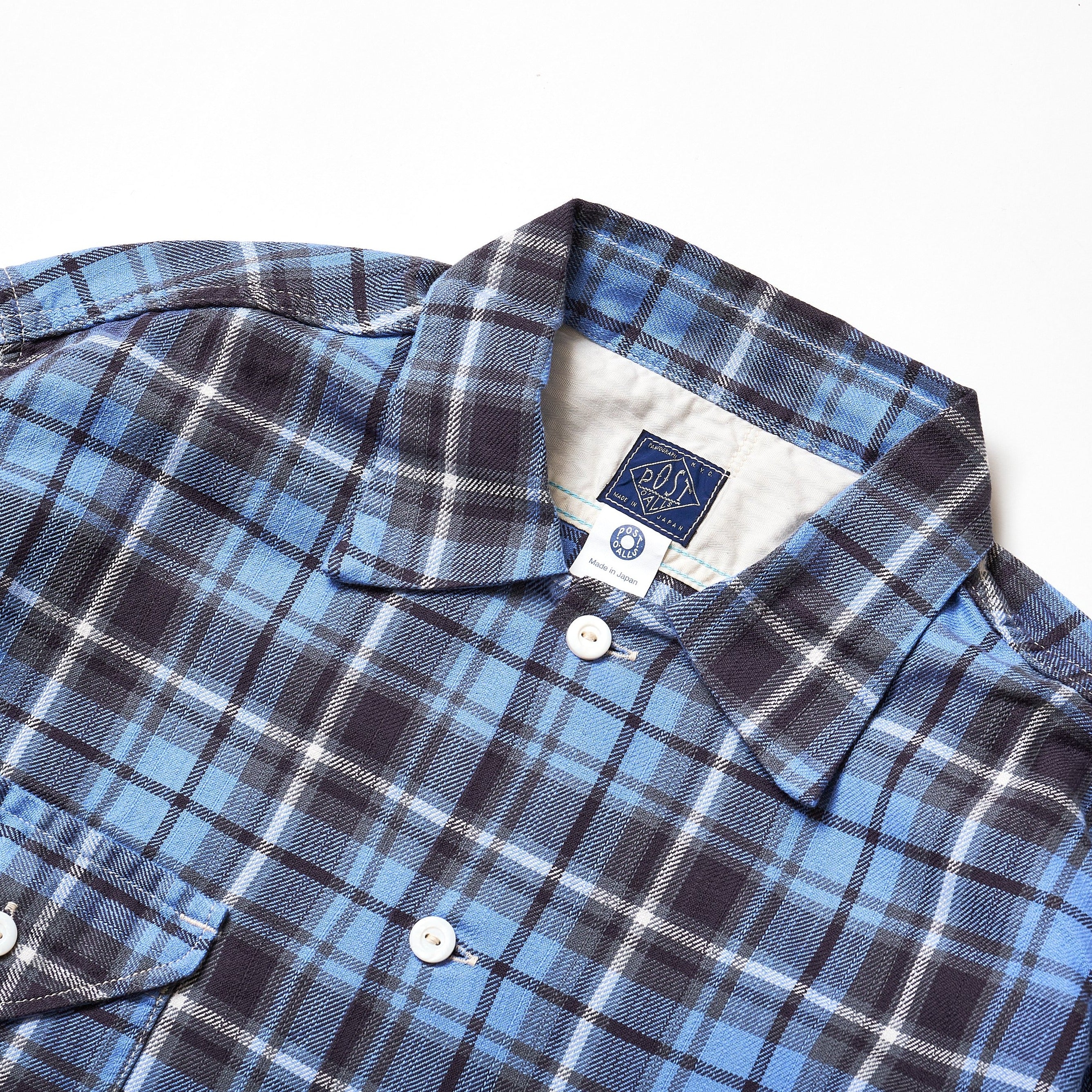 #3209 EZ Cruzer CF5 : cotton flannel check lt. blue plaid