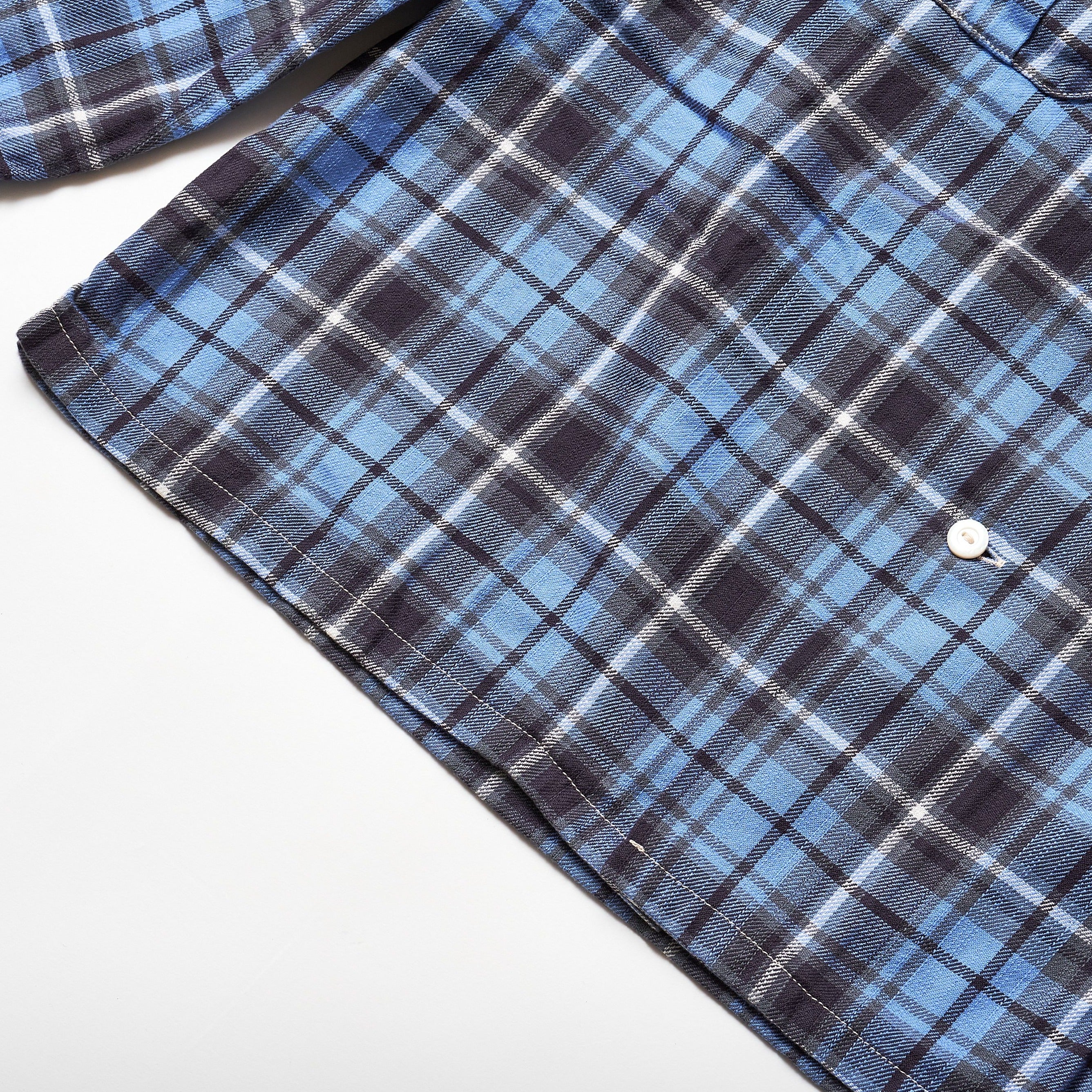 #3209 EZ Cruzer CF5 : cotton flannel check lt. blue plaid