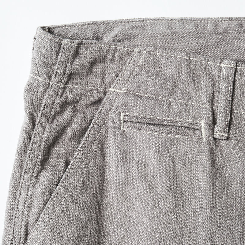Post Overalls x Battenwear : New Maker Shorts Color Denim grey