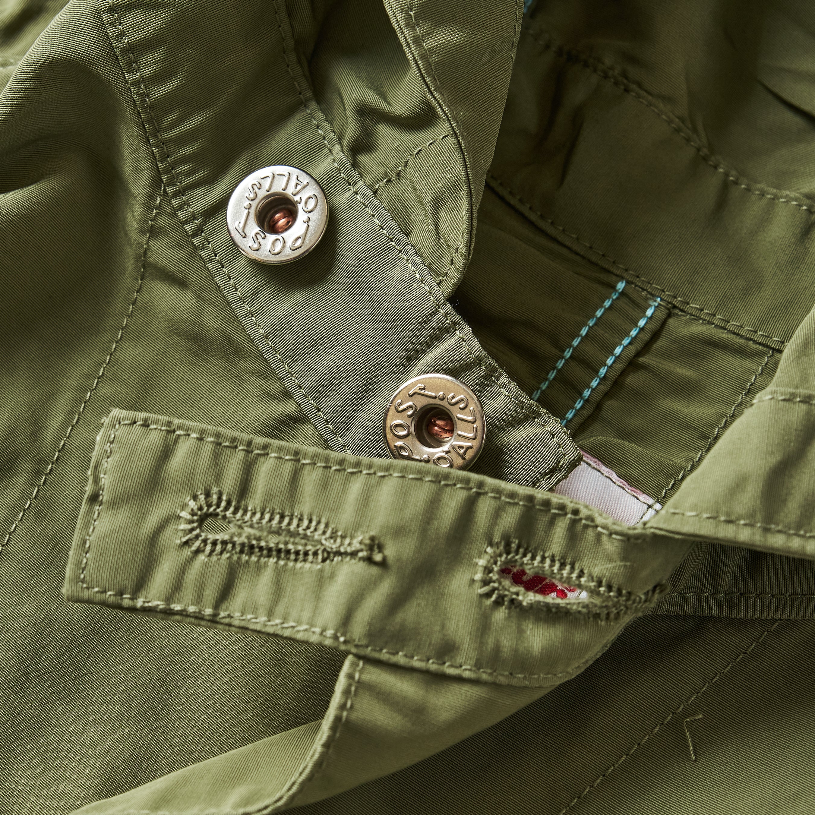 Post Overalls x Battenwear SWEETBEAR w/Hood : 60/40 Cloth olive